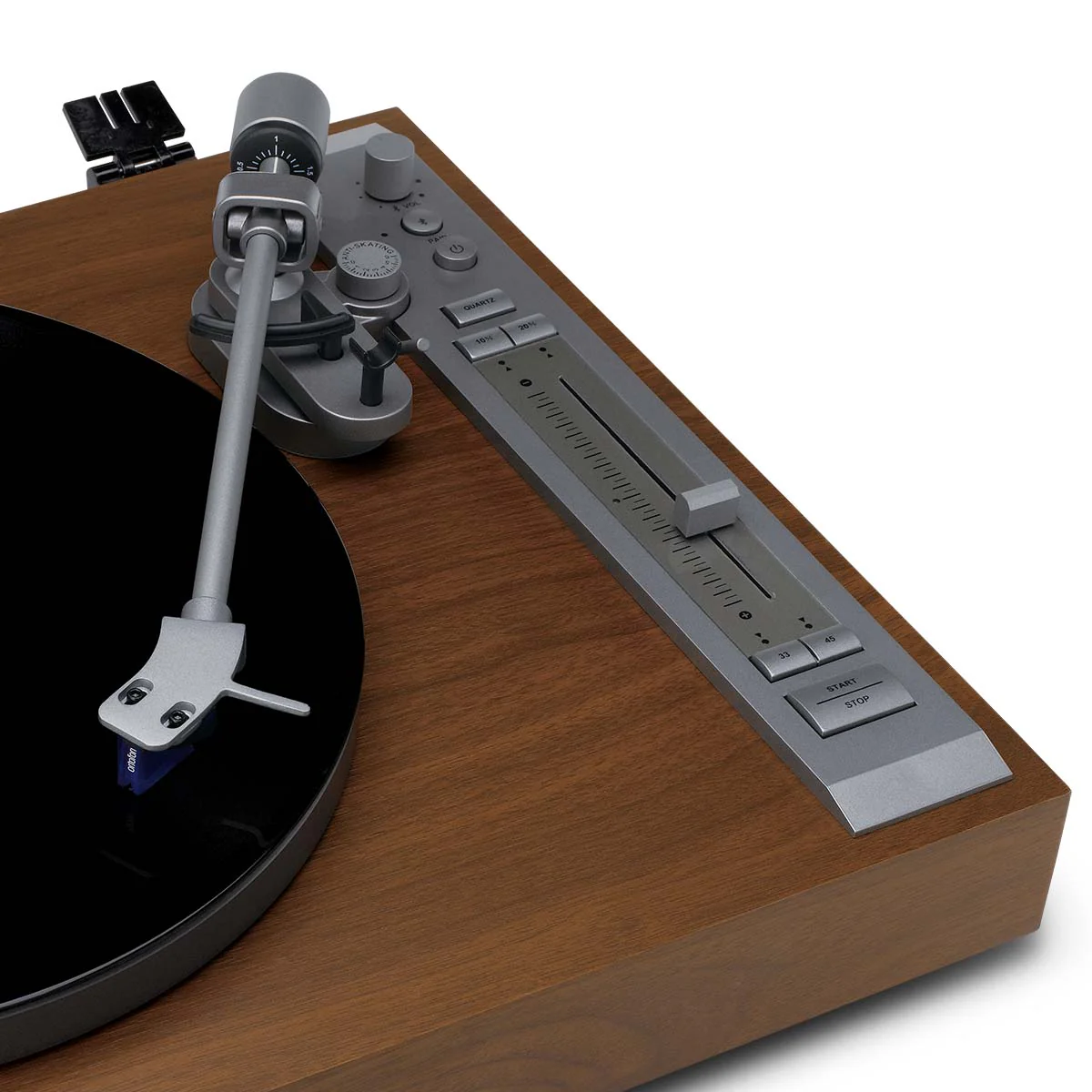 Lenco LBT-515WD - Platine vinyle haut de gamme à entraînement direct avec cellule Ortofon 2M Blue et Bluetooth® - Bois - Image 12