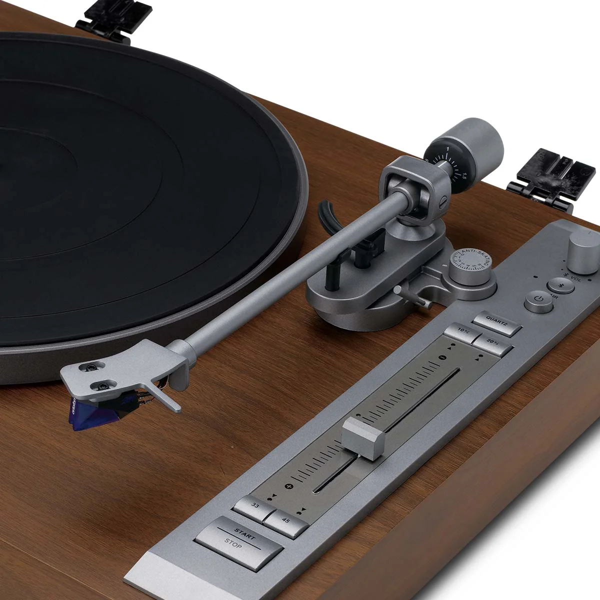 Lenco LBT-515WD - Platine vinyle haut de gamme à entraînement direct avec cellule Ortofon 2M Blue et Bluetooth® - Bois - Image 13