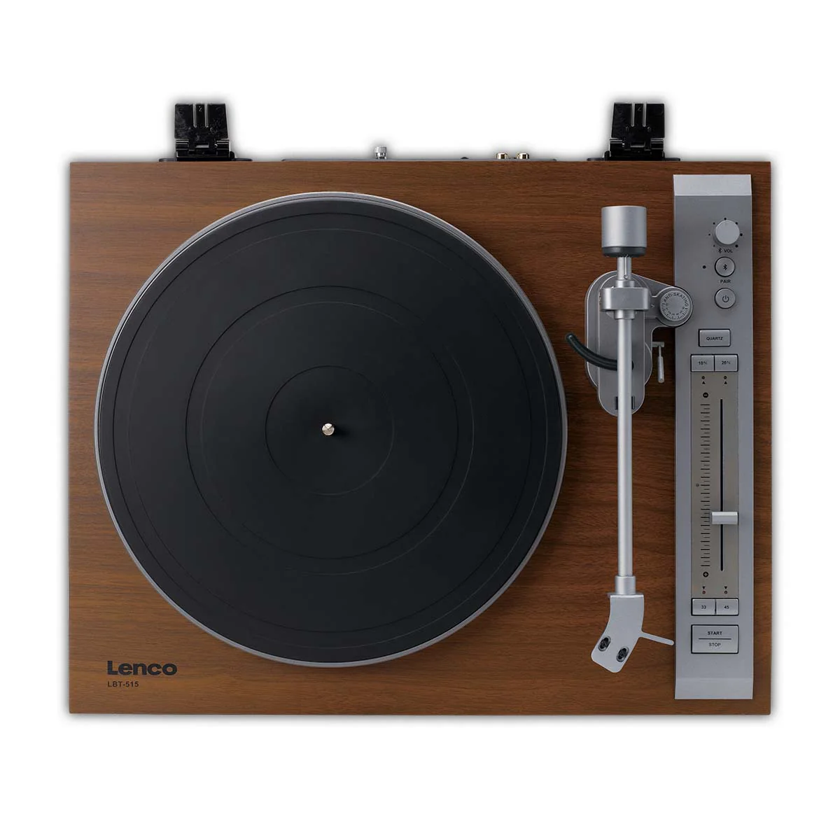Lenco LBT-515WD - Platine vinyle haut de gamme à entraînement direct avec cellule Ortofon 2M Blue et Bluetooth® - Bois - Image 6