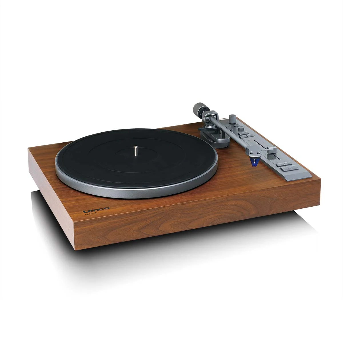 Lenco LBT-515WD - Platine vinyle haut de gamme à entraînement direct avec cellule Ortofon 2M Blue et Bluetooth® - Bois - Image 8