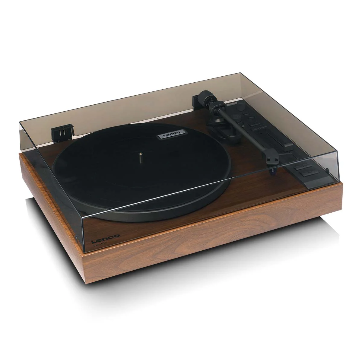 Lenco LBT-515WD - Platine vinyle haut de gamme à entraînement direct avec cellule Ortofon 2M Blue et Bluetooth® - Bois - Image 9