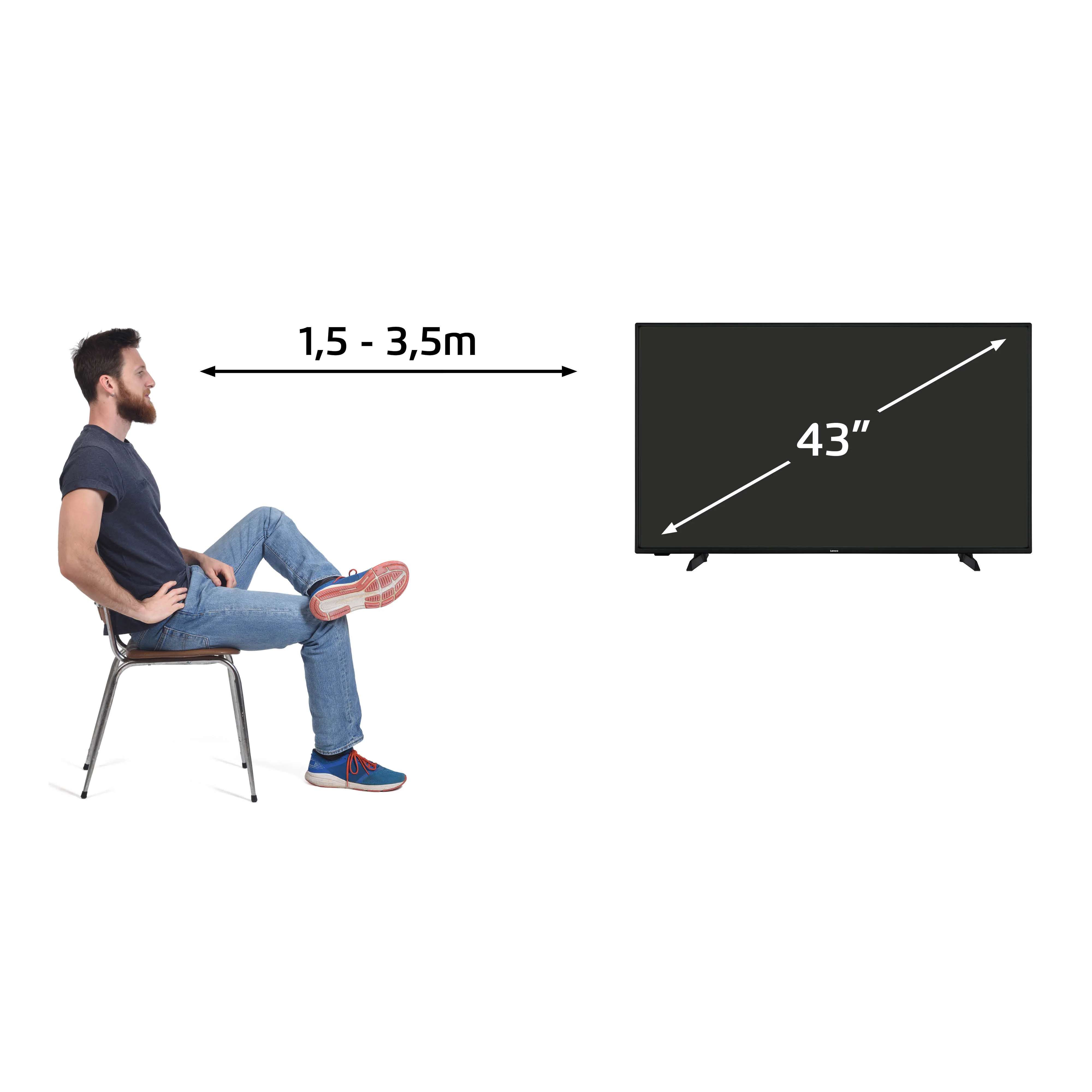 Lenco LED-4353BK - 43" 4K Smart TV Android, noir - Image 13