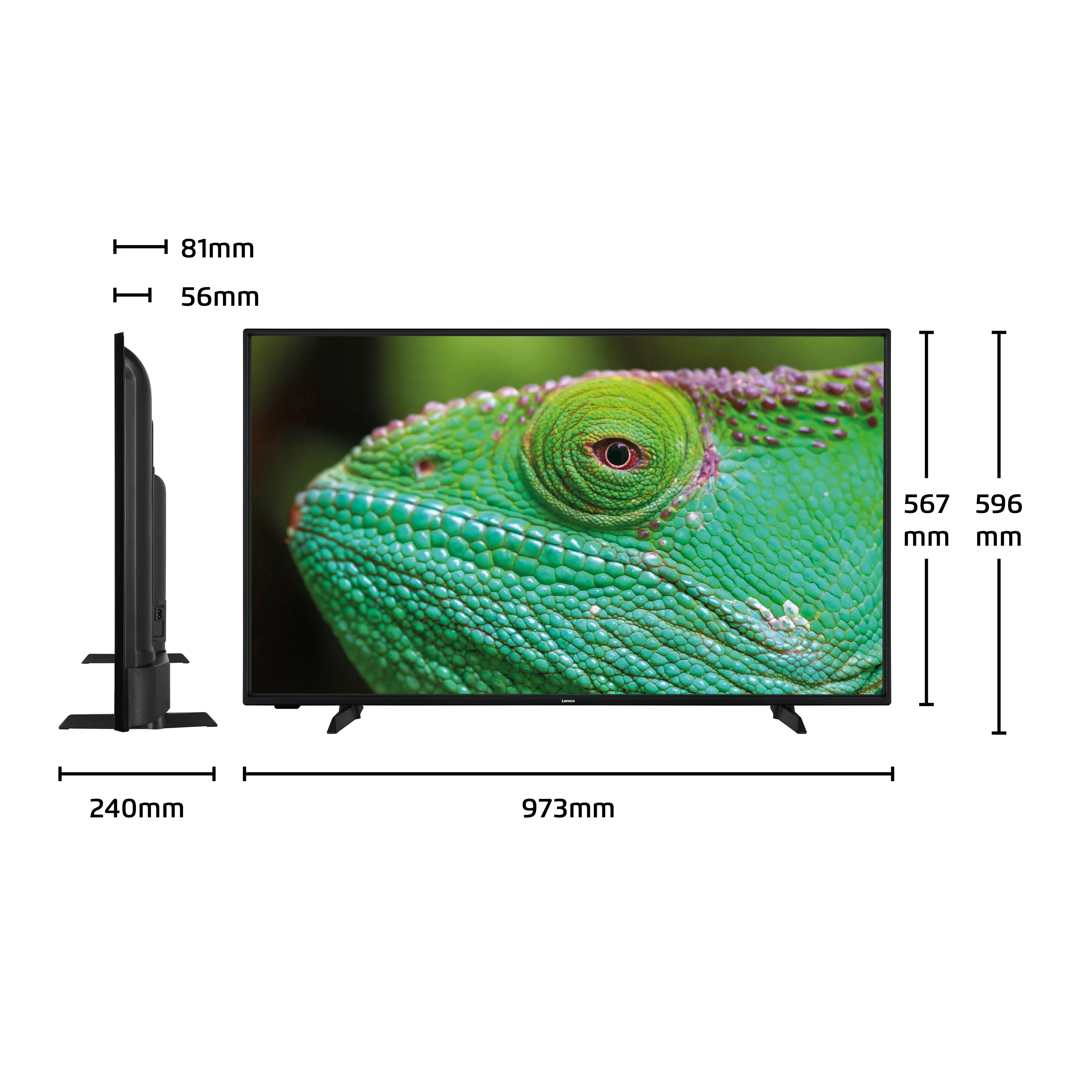 Lenco LED-4353BK - 43" 4K Smart TV Android, noir - Image 14