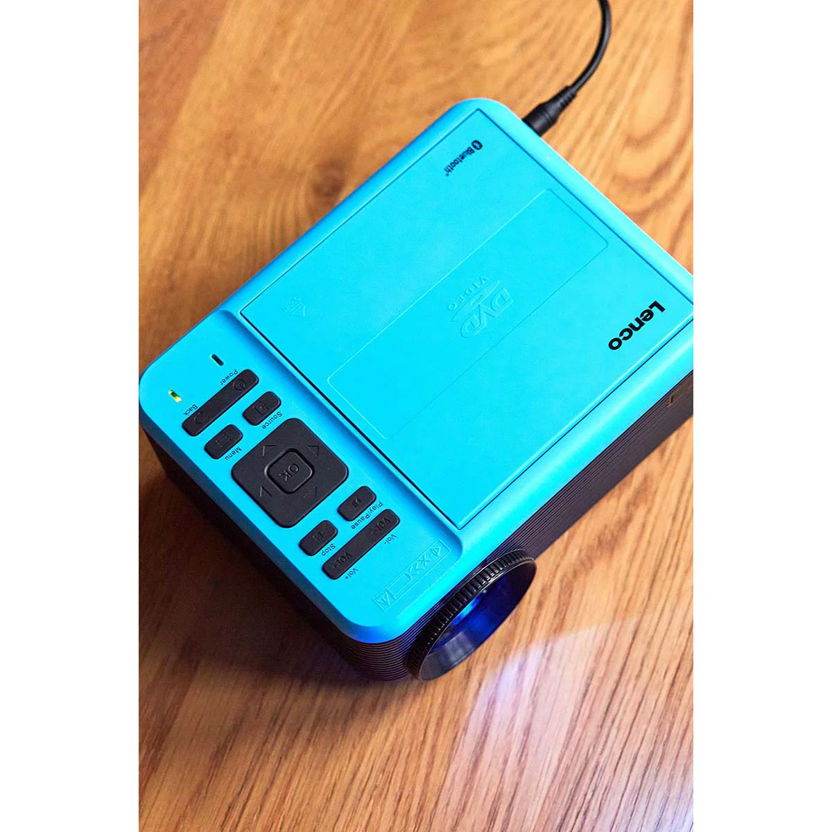 Lenco LPJ-500BU - Projecteur LCD avec lecteur DVD et connexion Bluetooth® - Bleu - Image 12