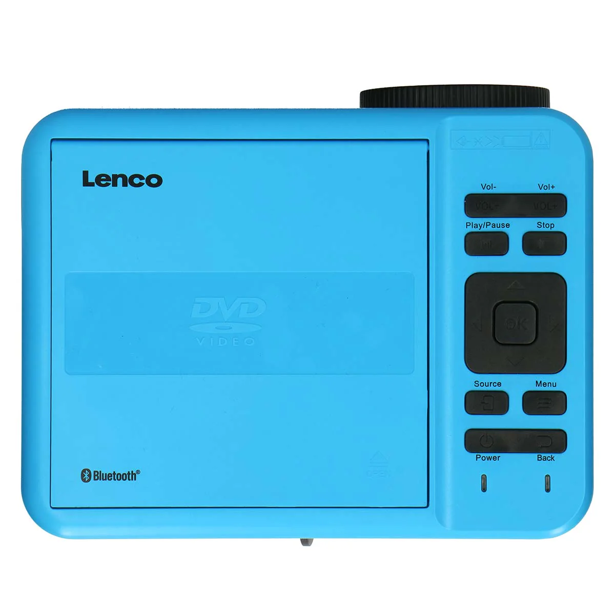 Lenco LPJ-500BU - Projecteur LCD avec lecteur DVD et connexion Bluetooth® - Bleu - Image 16