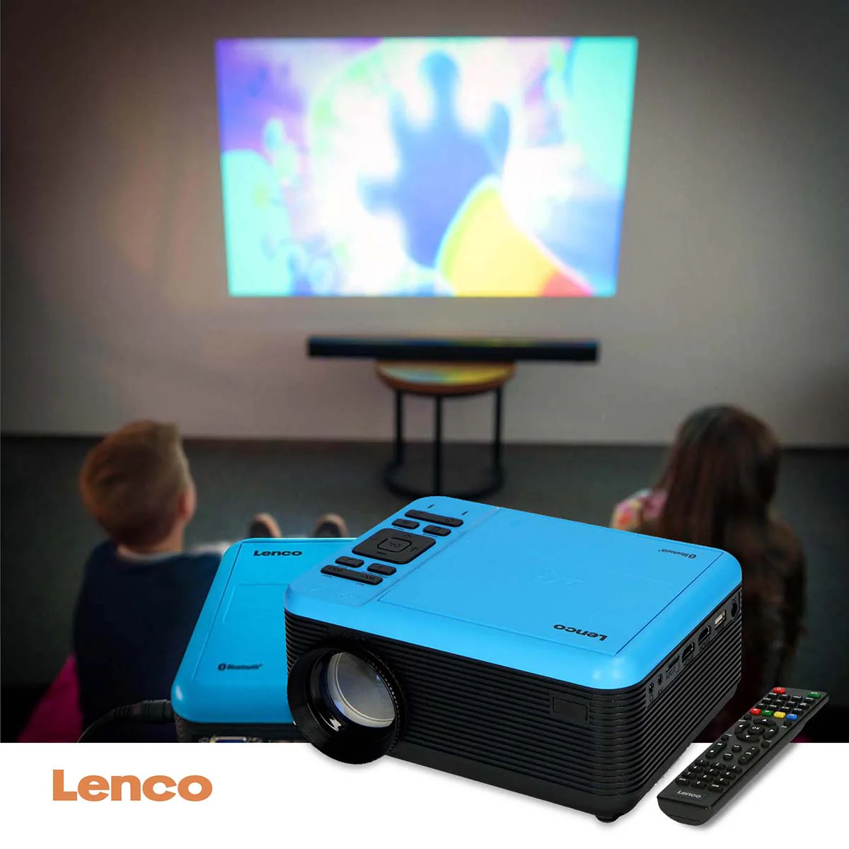 Lenco LPJ-500BU - Projecteur LCD avec lecteur DVD et connexion Bluetooth® - Bleu - Image 21