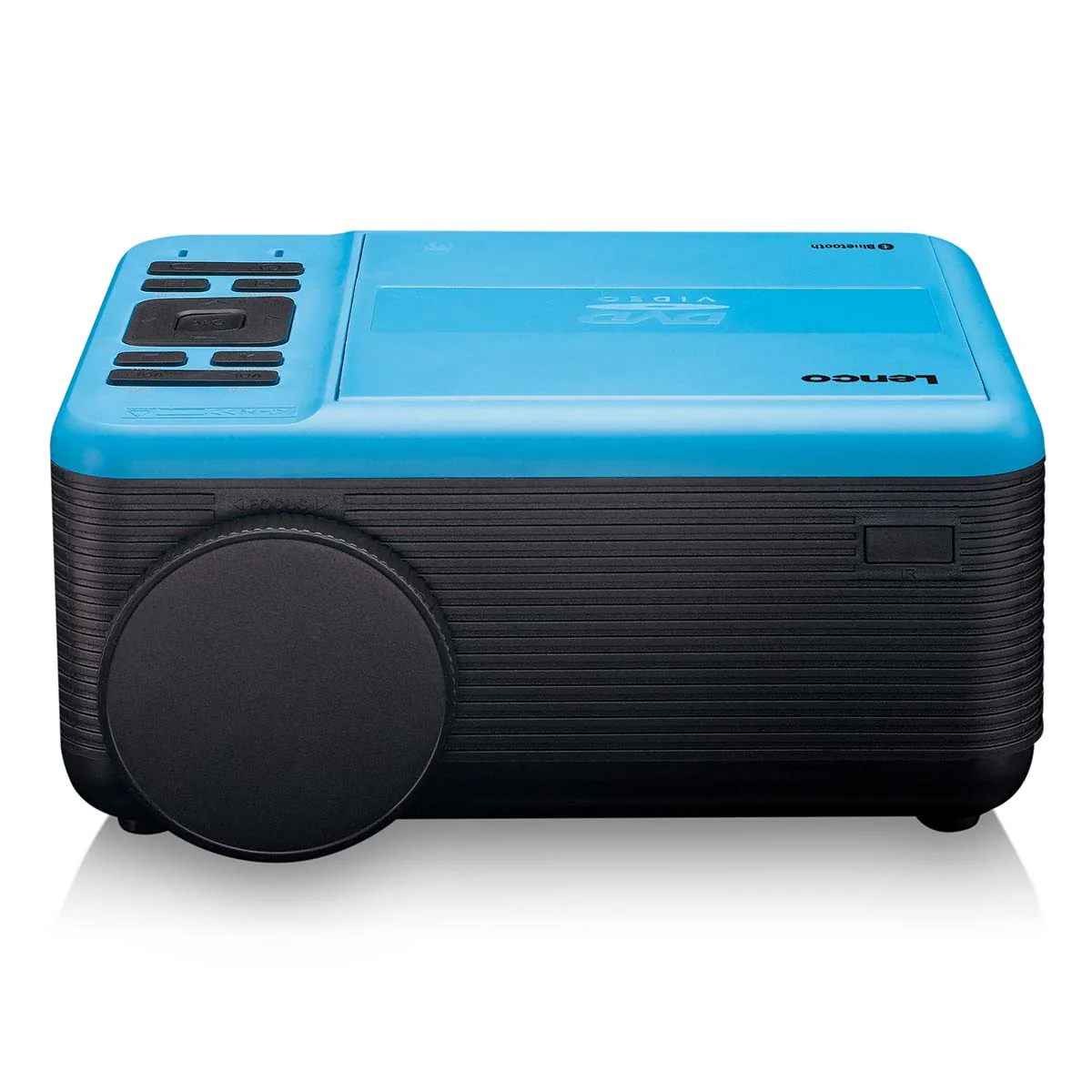 Lenco LPJ-500BU - Projecteur LCD avec lecteur DVD et connexion Bluetooth® - Bleu - Image 3