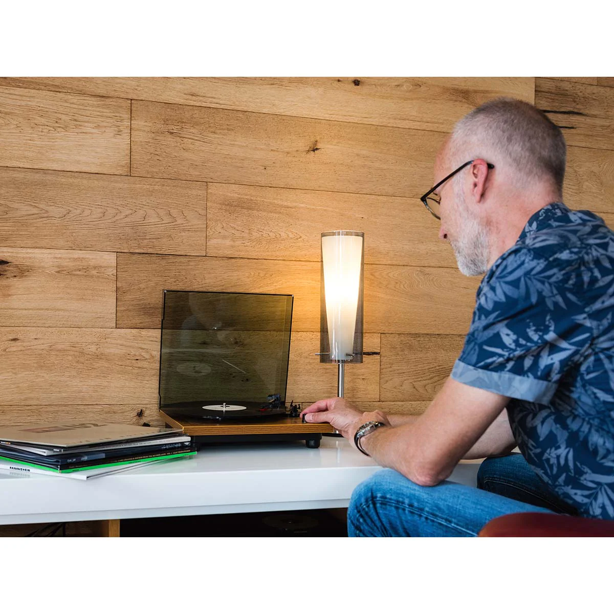 Lenco LS-10WD - Platine avec haut-parleurs intégrés - Bois - Image 11