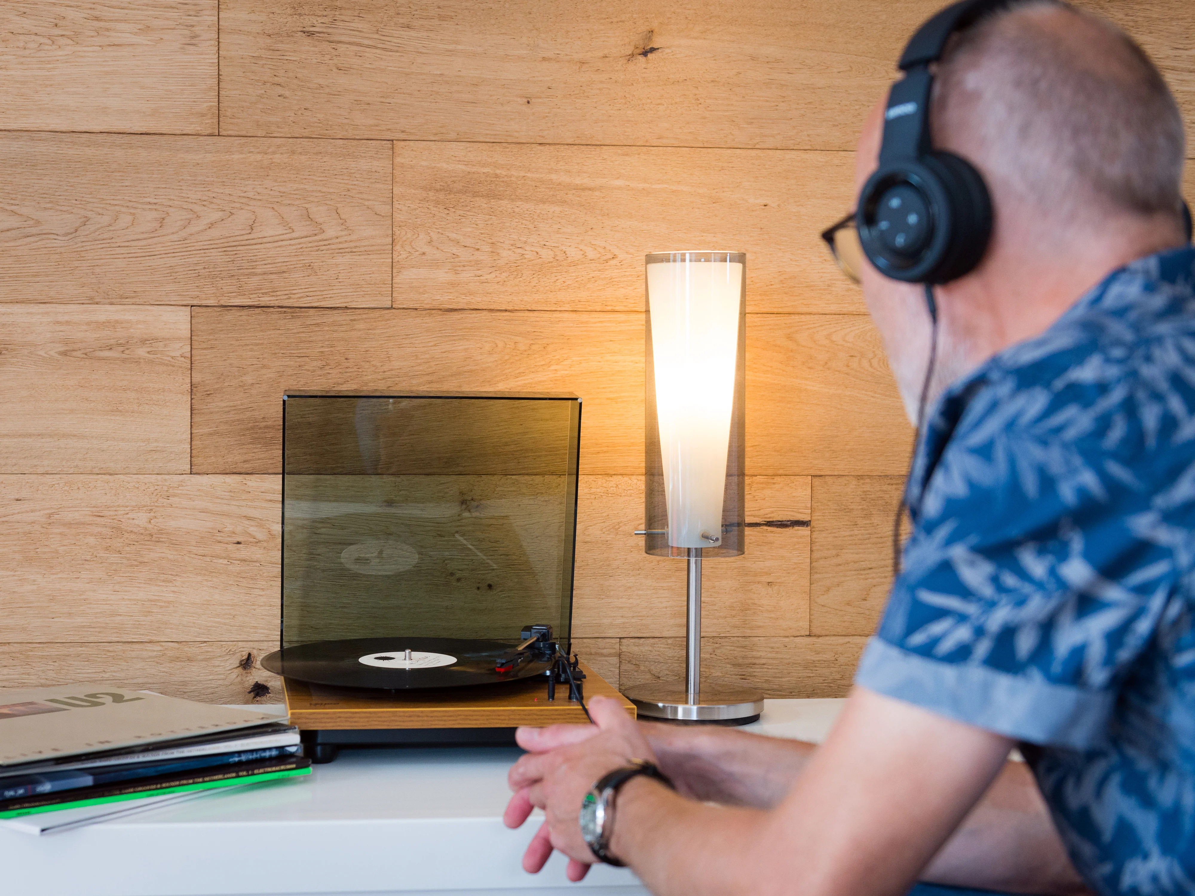 Lenco LS-10WD - Platine avec haut-parleurs intégrés - Bois - Image 16