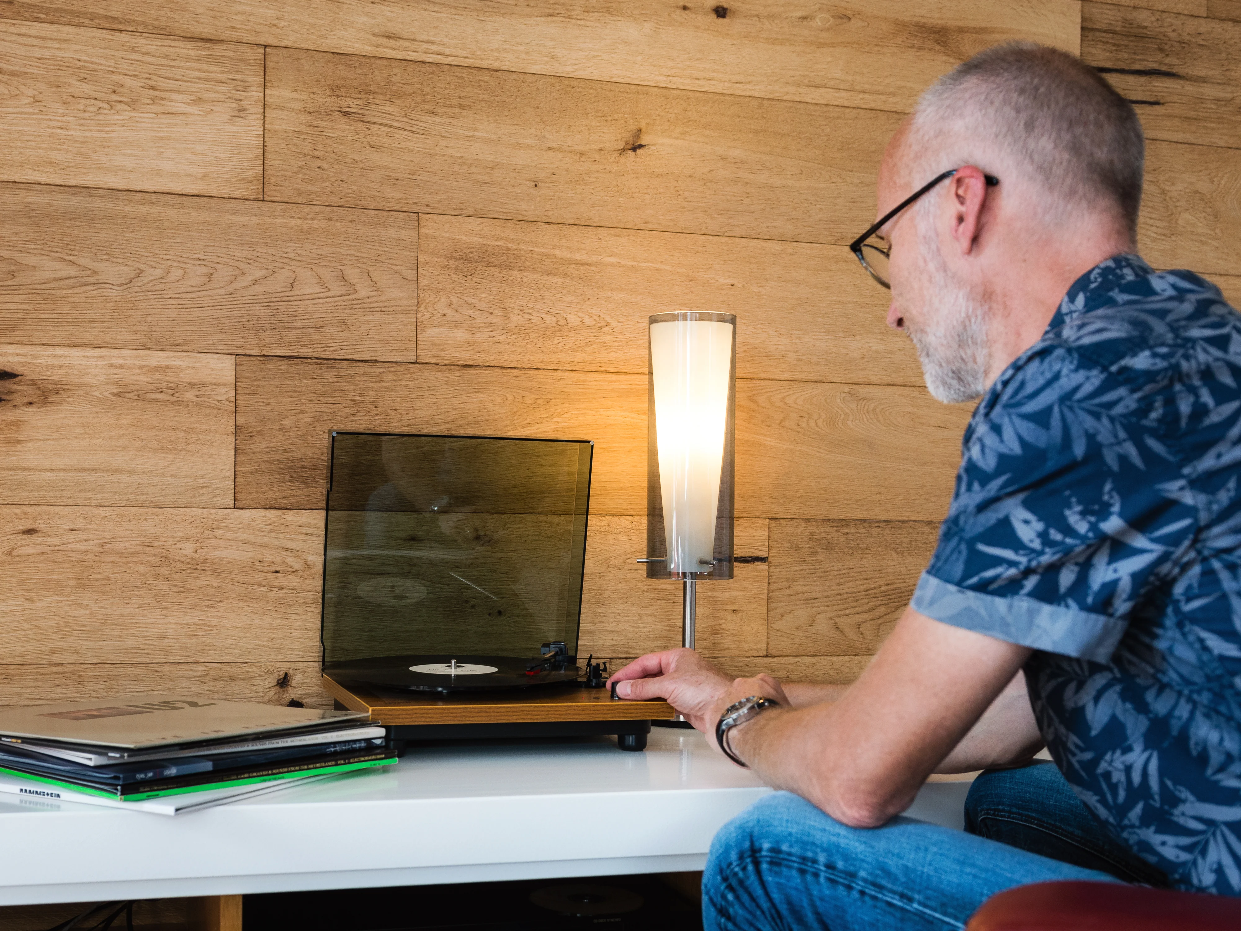 Lenco LS-10WD - Platine avec haut-parleurs intégrés - Bois - Image 18