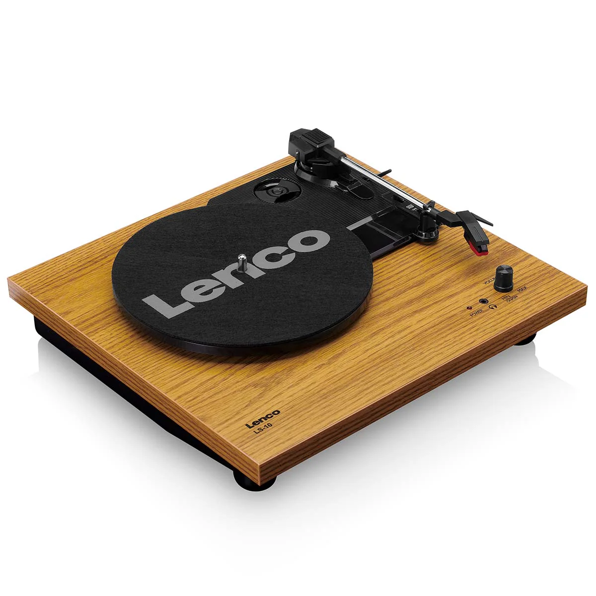 Lenco LS-10WD - Platine avec haut-parleurs intégrés - Bois - Image 6
