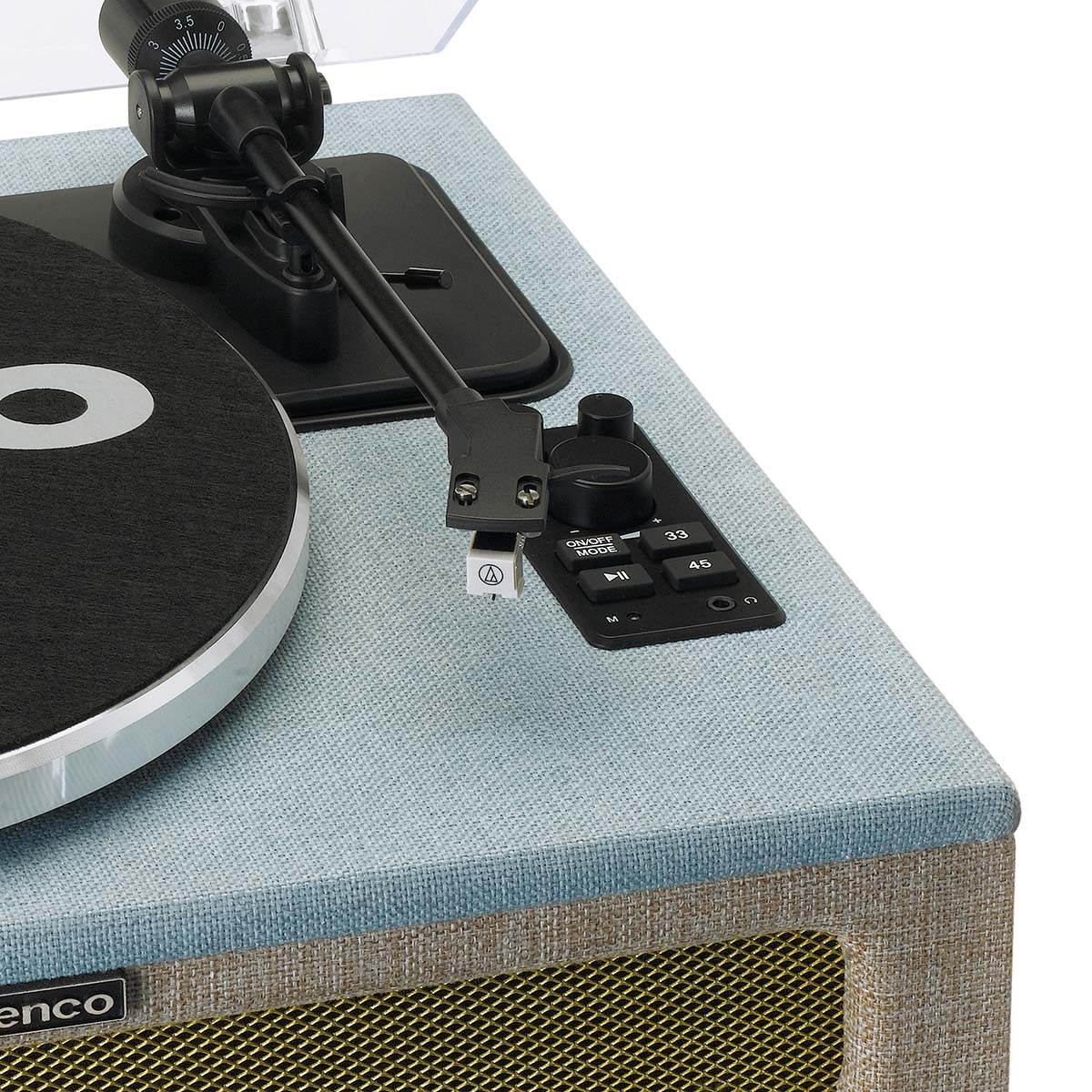 Lenco LS-440BUBG - Platine vinyle avec 4 haut-parleurs incorporés -  Bleu/Taupe - Image 10