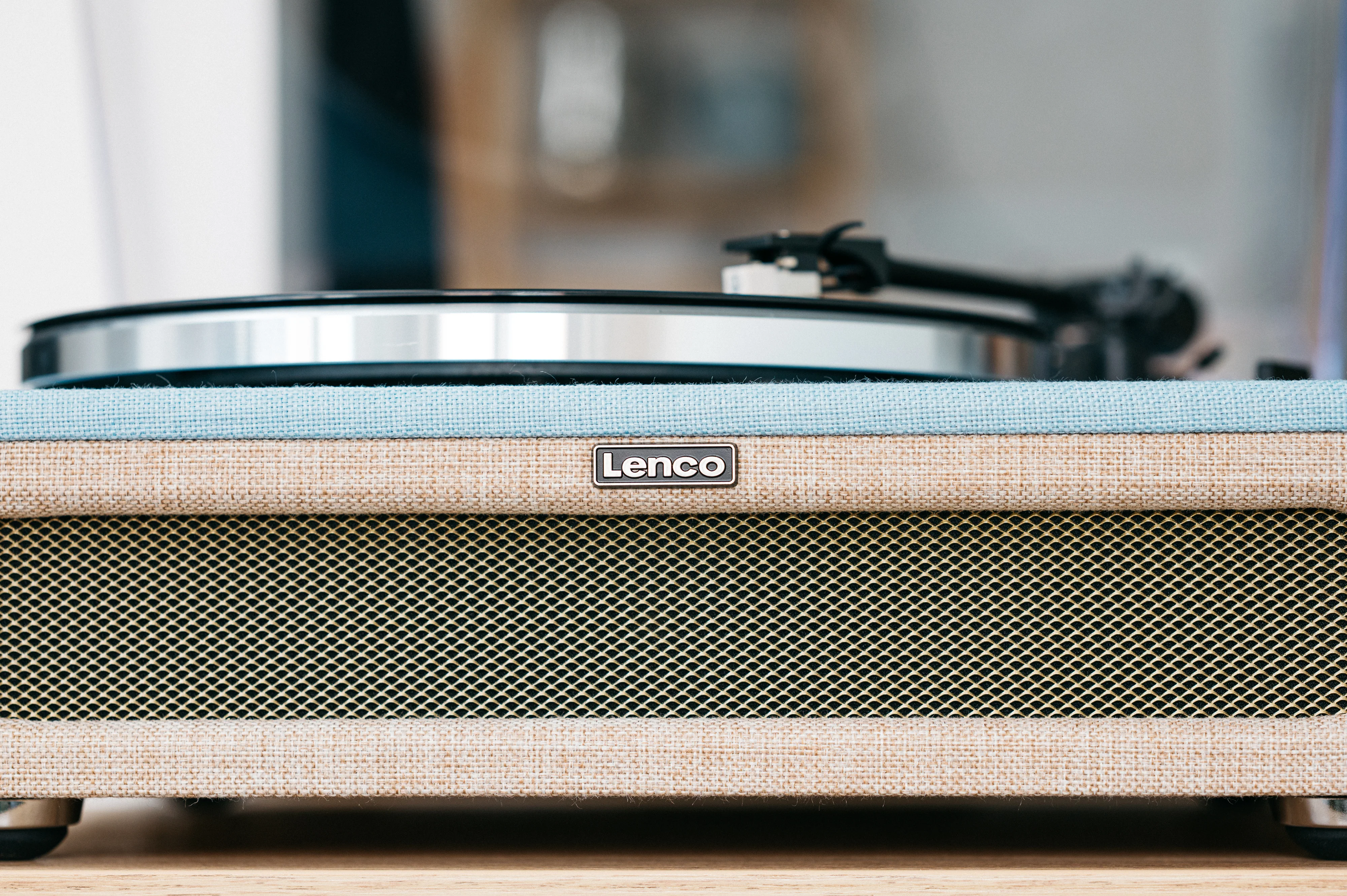 Lenco LS-440BUBG - Platine vinyle avec 4 haut-parleurs incorporés -  Bleu/Taupe - Image 25