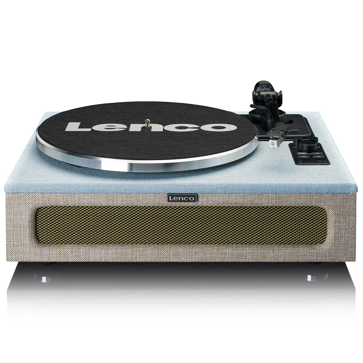 Lenco LS-440BUBG - Platine vinyle avec 4 haut-parleurs incorporés -  Bleu/Taupe - Image 4