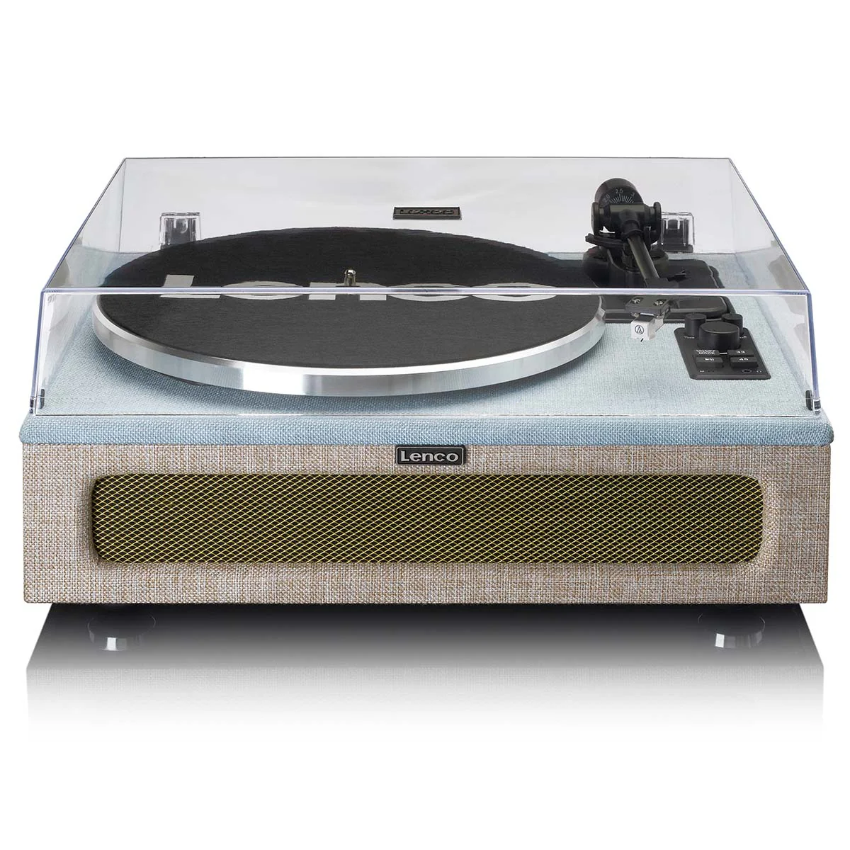 Lenco LS-440BUBG - Platine vinyle avec 4 haut-parleurs incorporés -  Bleu/Taupe - Image 5