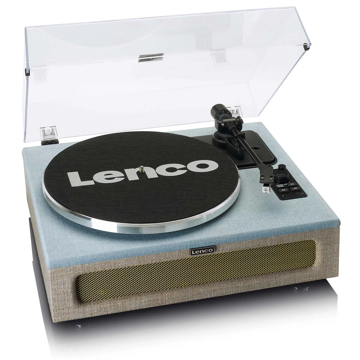 Lenco LS-440BUBG - Platine vinyle avec 4 haut-parleurs incorporés -  Bleu/Taupe - Image 7