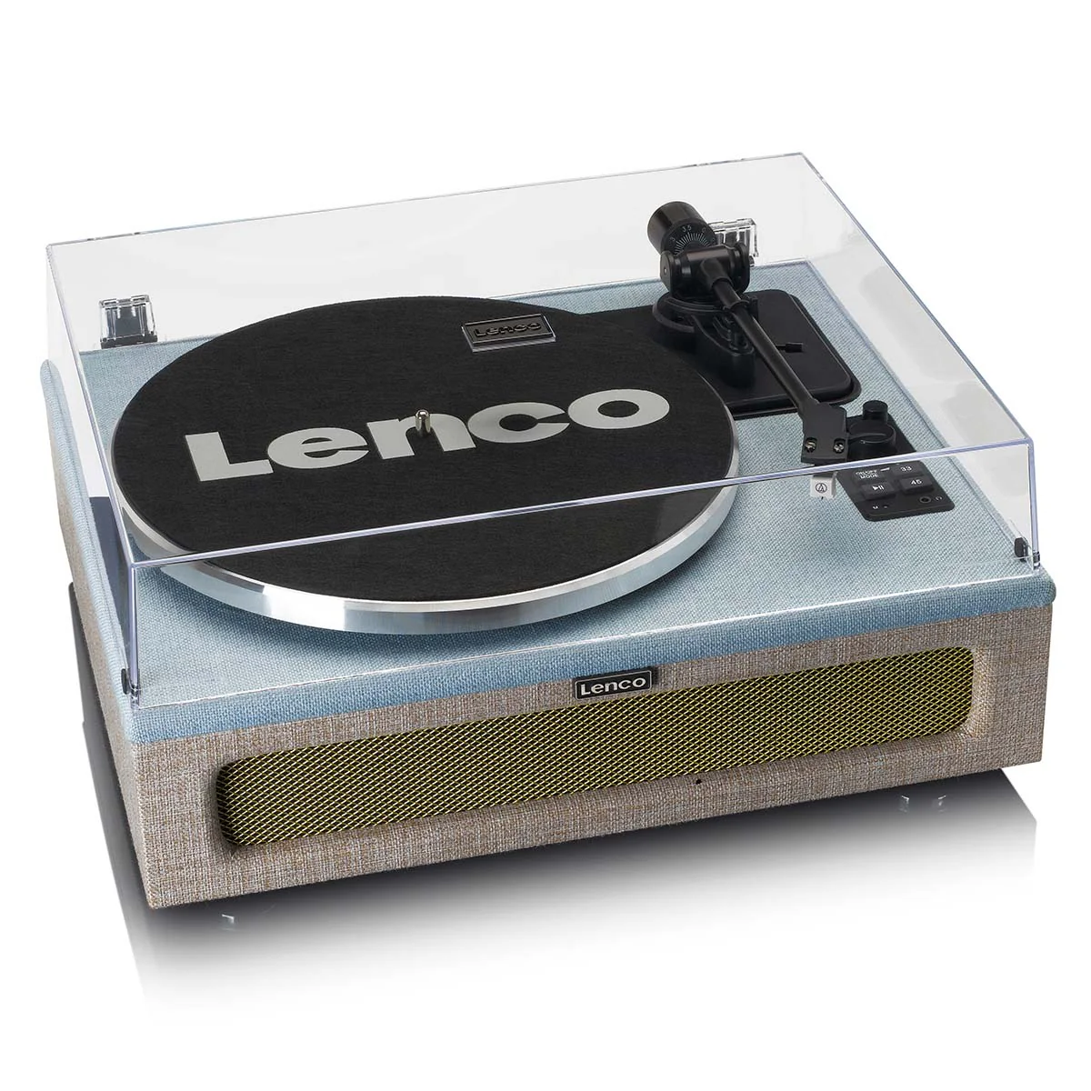 Lenco LS-440BUBG - Platine vinyle avec 4 haut-parleurs incorporés -  Bleu/Taupe - Image 9