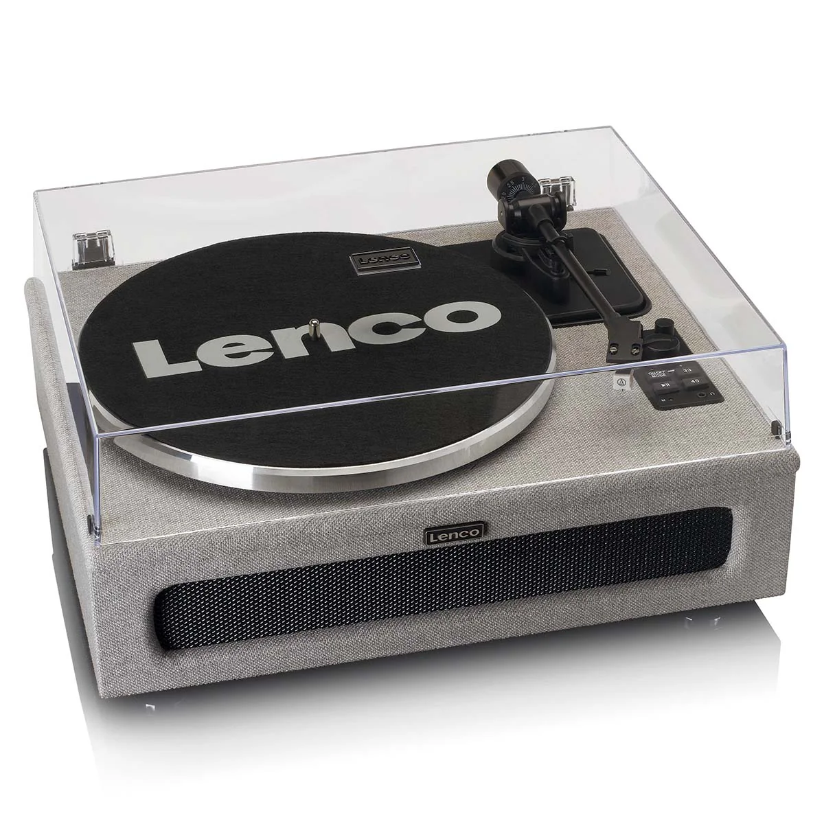 Lenco LS-440GY - Platine vinyle avec 4 haut-parleurs incorporés - Tissu - Gris - Image 8