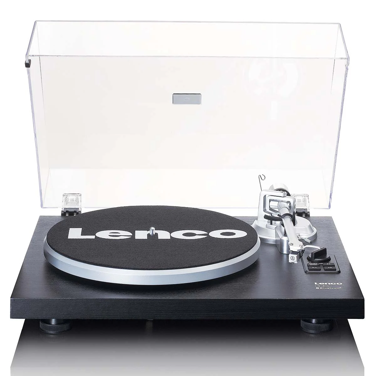 Lenco LS-500BK - Platine avec amplificateur intégré, Bluetooth® et deux enceintes externes - Noir - Image 3
