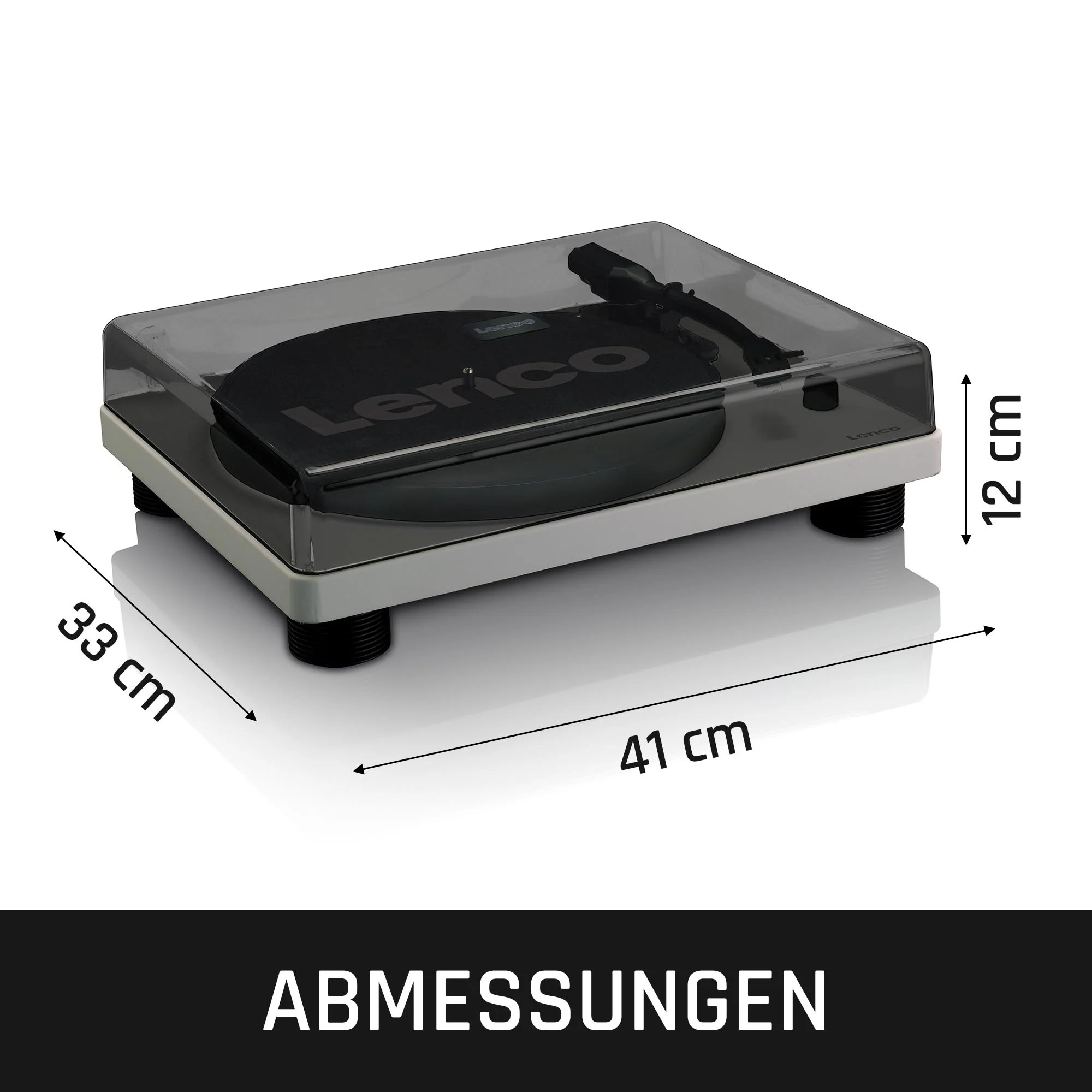 Lenco LS-50GY - Platine vinyle avec haut-parleurs intégrés - Gris - Image 11