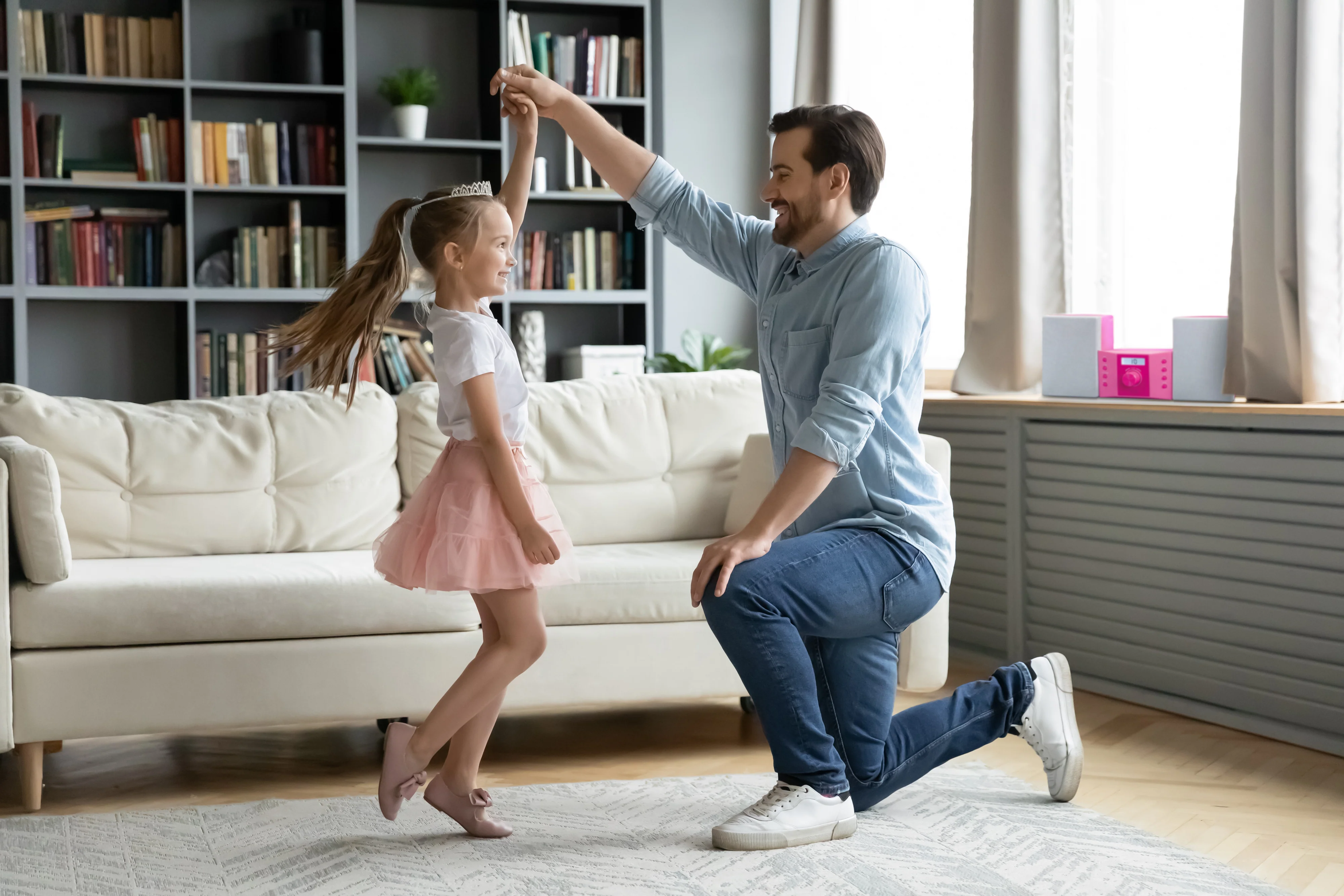 Lenco MC-013PK - Chaîne HiFi avec radio FM et lecteur CD - Rose - Image 11