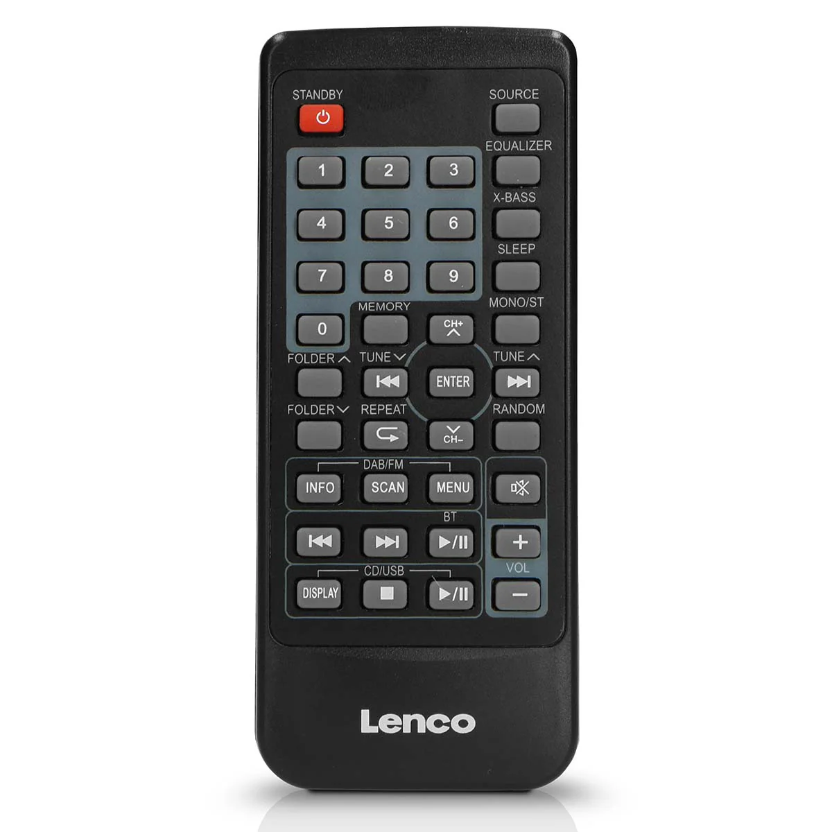 Lenco MC-150 - Chaîne stéréo avec radio DAB+/FM, lecteur CD, connexion Bluetooth® et prise USB - Noir - Image 10