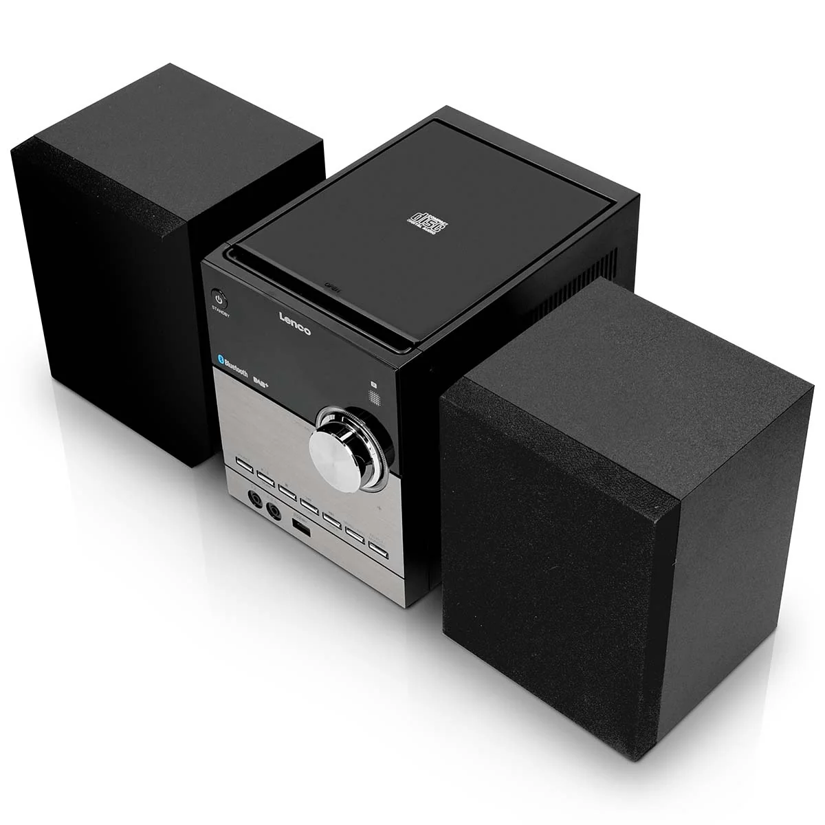 Lenco MC-150 - Chaîne stéréo avec radio DAB+/FM, lecteur CD, connexion Bluetooth® et prise USB - Noir - Image 5