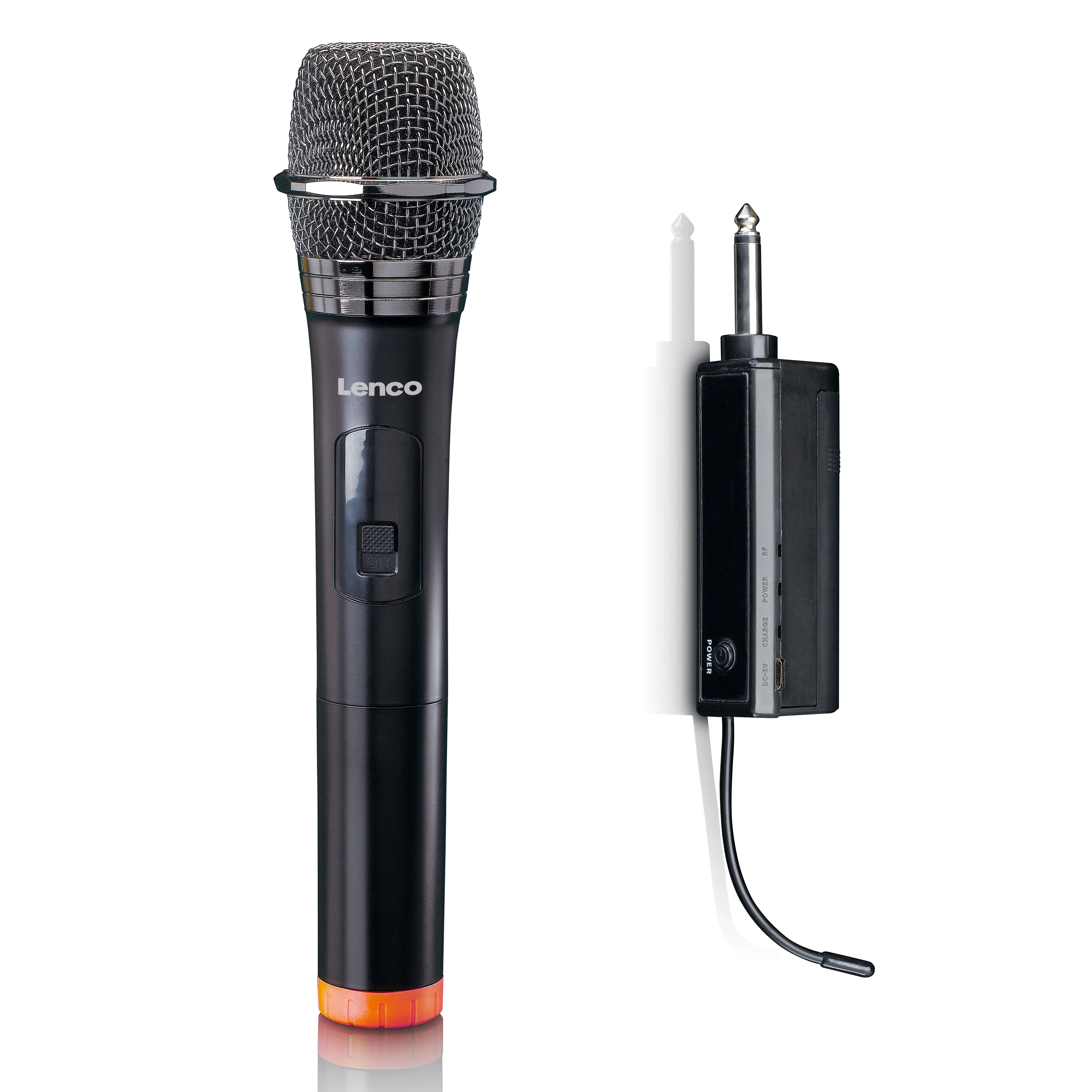 Lenco - MCW-011BK- Microphone sans fil avec récepteur 6,3 mm - Image 4