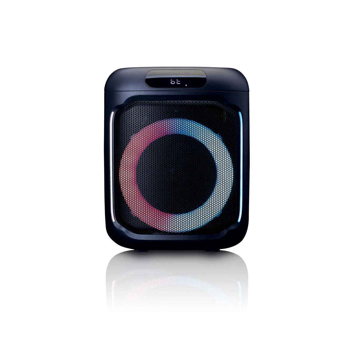 Lenco PA-101BK - Enceinte Bluetooth avec effets lumineux LED - 100W RMS, USB, autonomie de batterie de 14 heures - Noir - Image 5