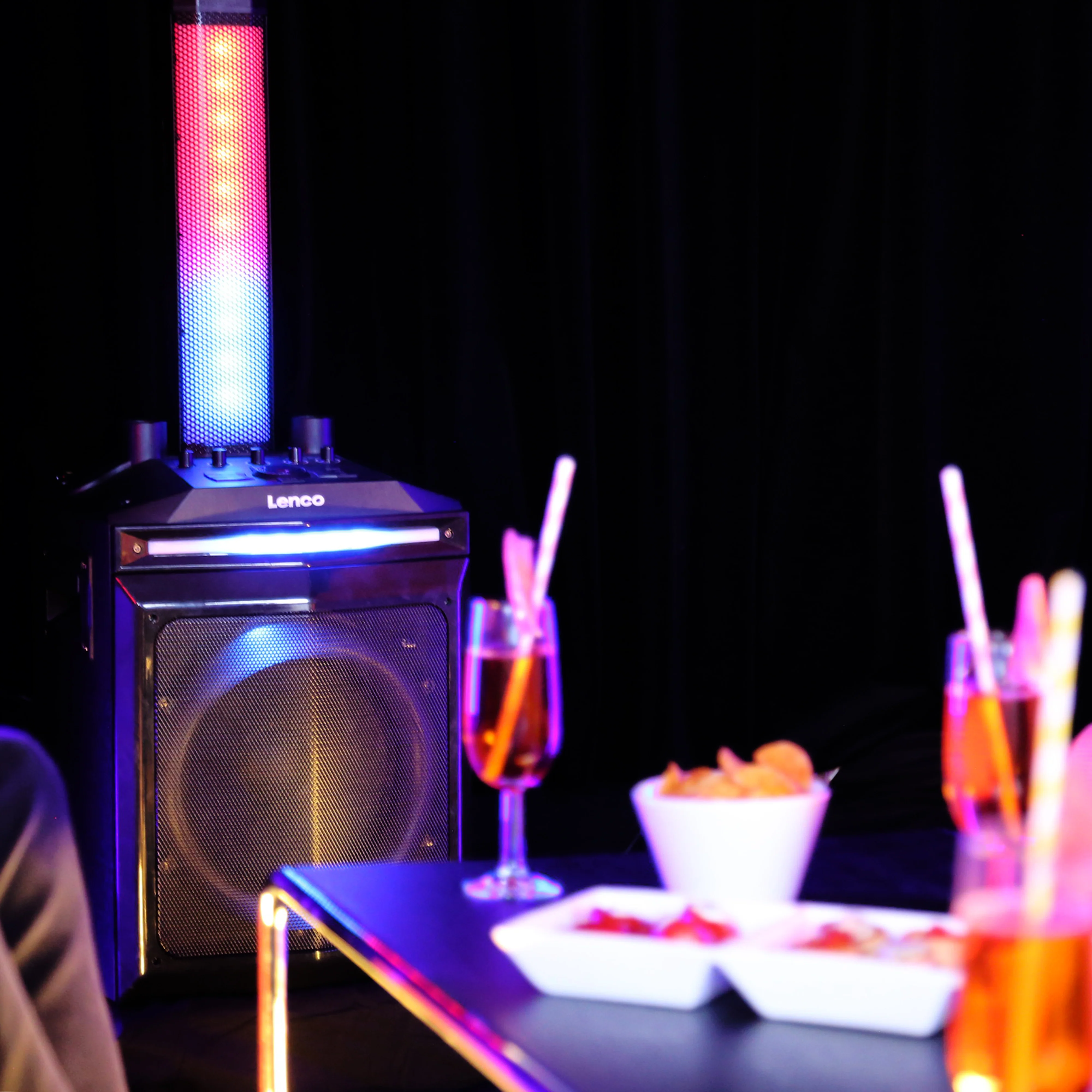 Lenco - PA-220BK - Enceinte avec subwoofer et colonne tweeter - Image 23