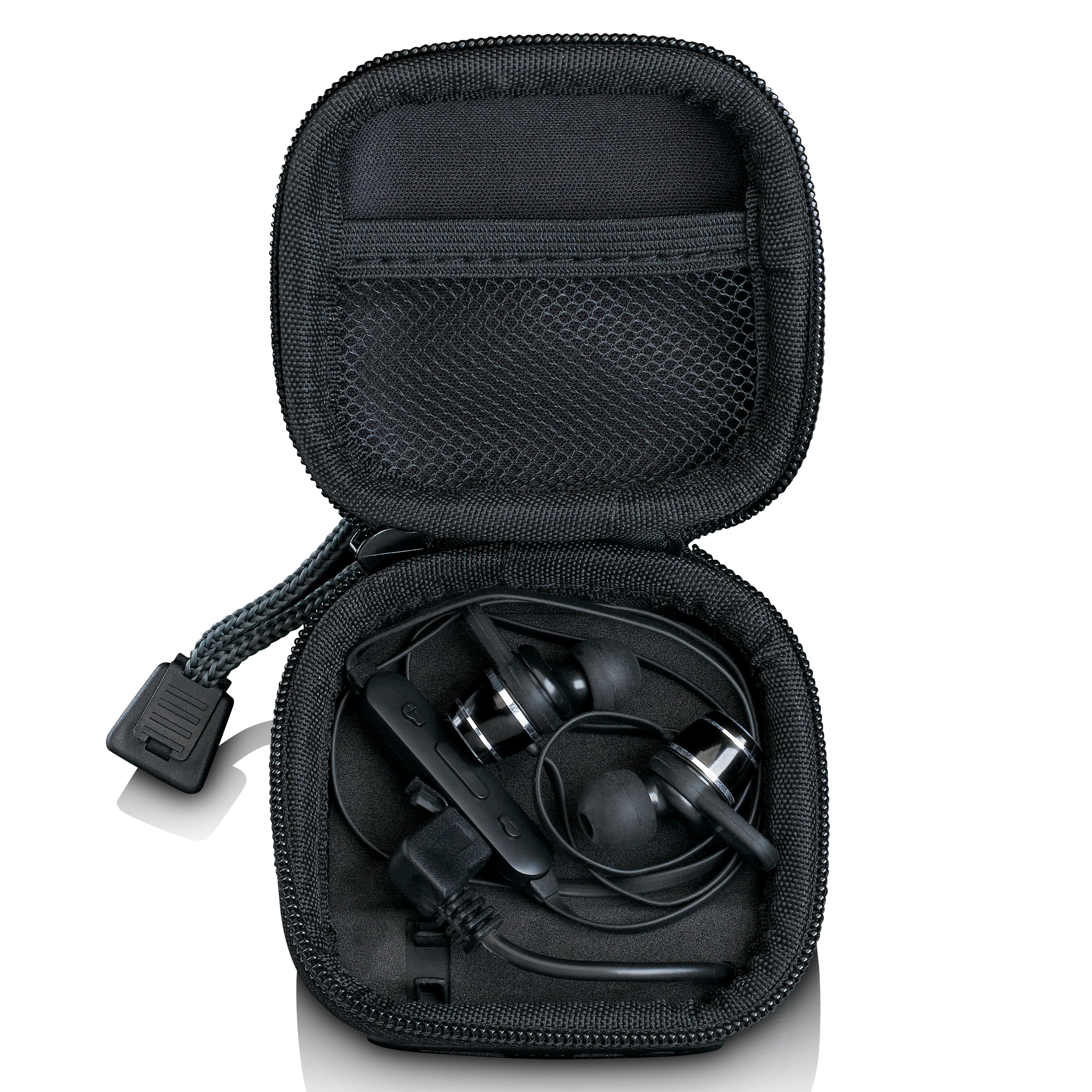 Lenco PBC-10GY - Étui avec chargeur portable intégré - Gris - Image 7