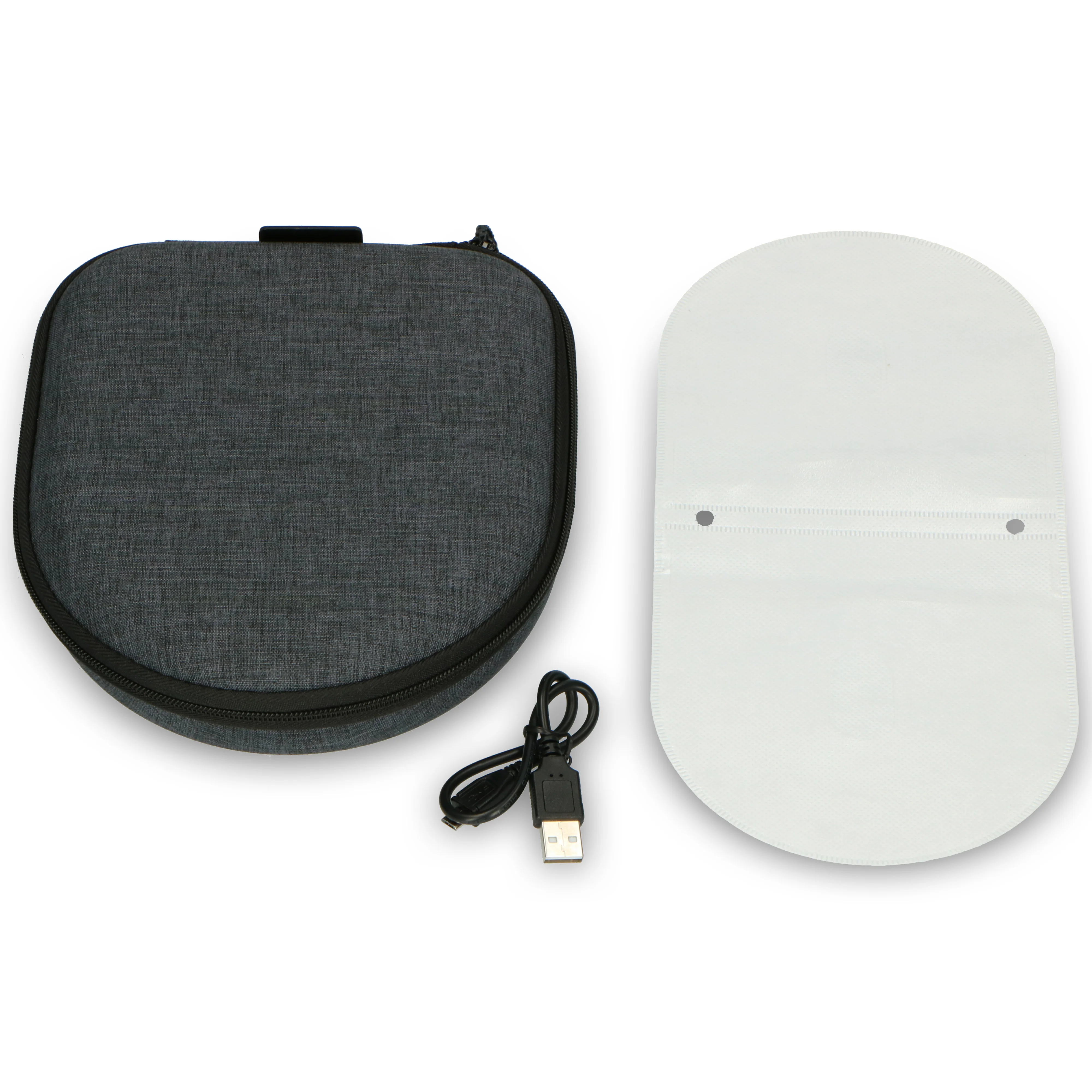 Lenco PBC-50GY - Étui avec chargeur portable intégré - Gris - Image 12