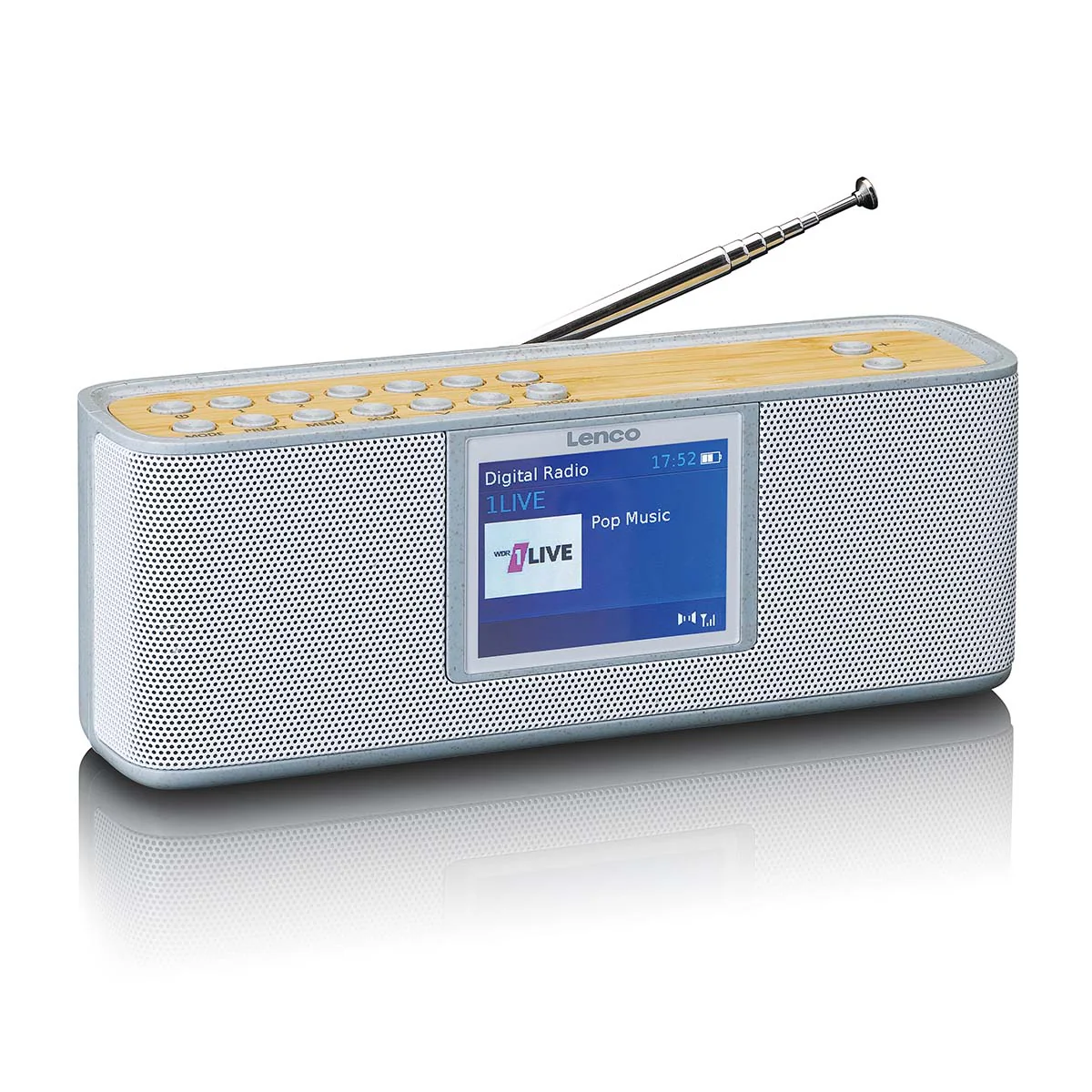 Lenco PDR-046GY -Radio DAB+ avec Bluetooth® 5.0, grise - Image 4