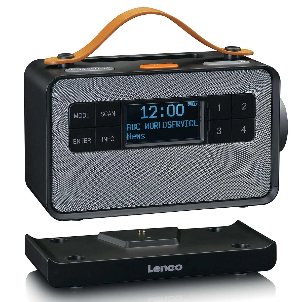Lenco PDR-065BK - Radio FM/DAB+ portable dotée de grandes touches et d’une fonction « Mode simple, noir - Image 10