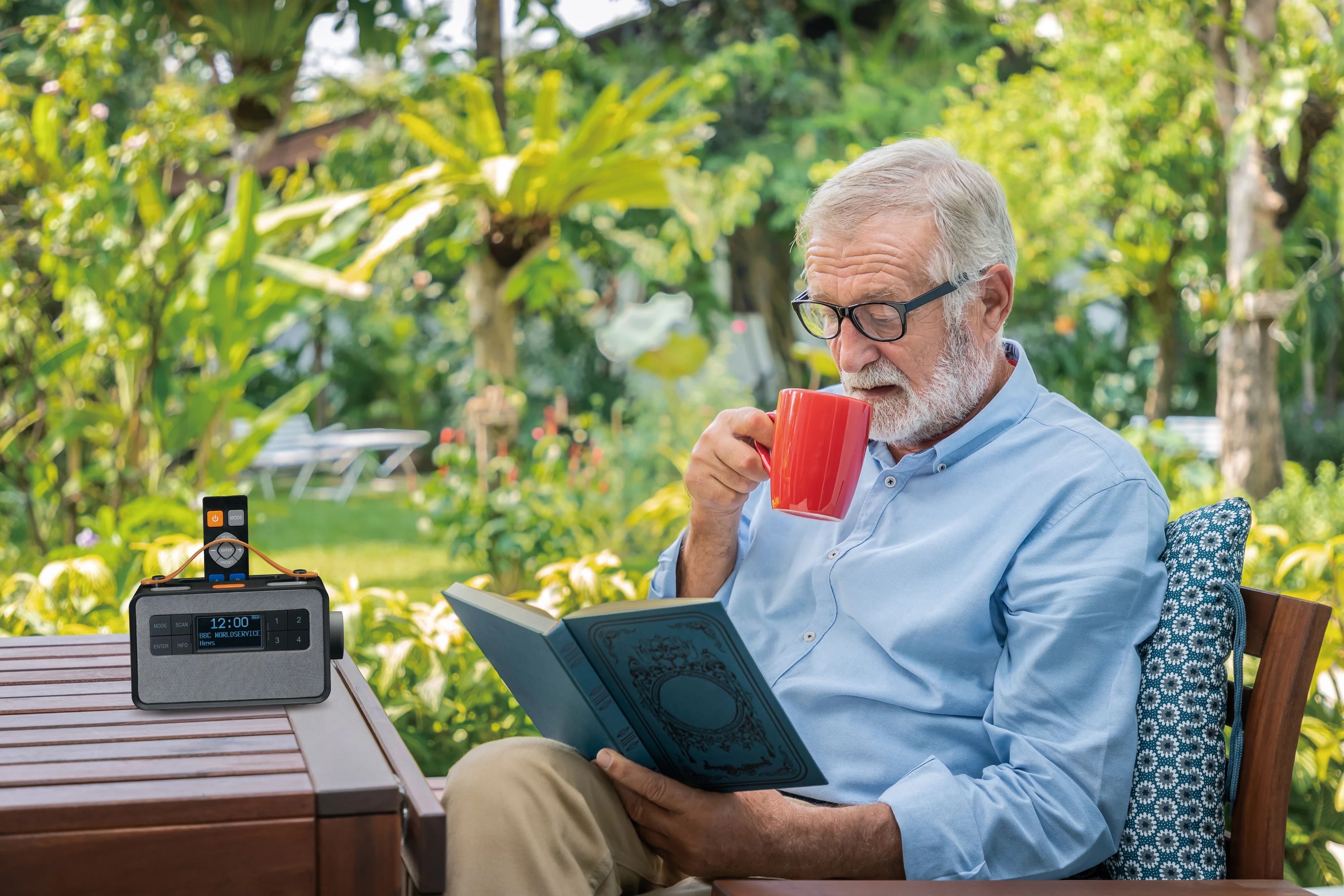Lenco PDR-065BK - Radio FM/DAB+ portable dotée de grandes touches et d’une fonction « Mode simple, noir - Image 14
