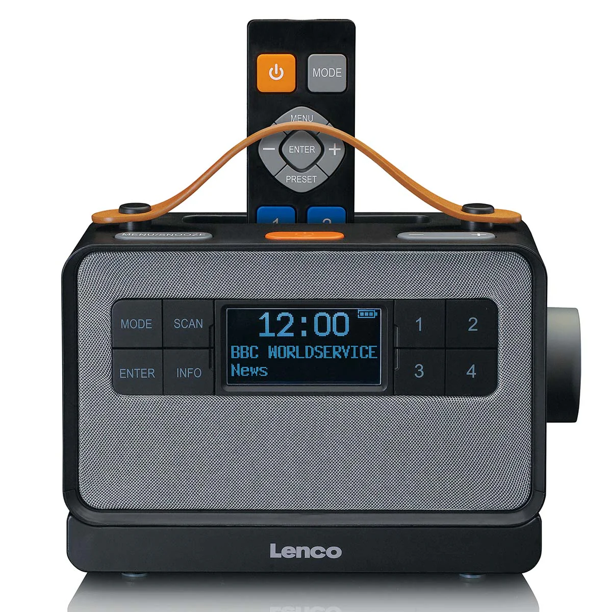 Lenco PDR-065BK - Radio FM/DAB+ portable dotée de grandes touches et d’une fonction « Mode simple, noir - Image 4