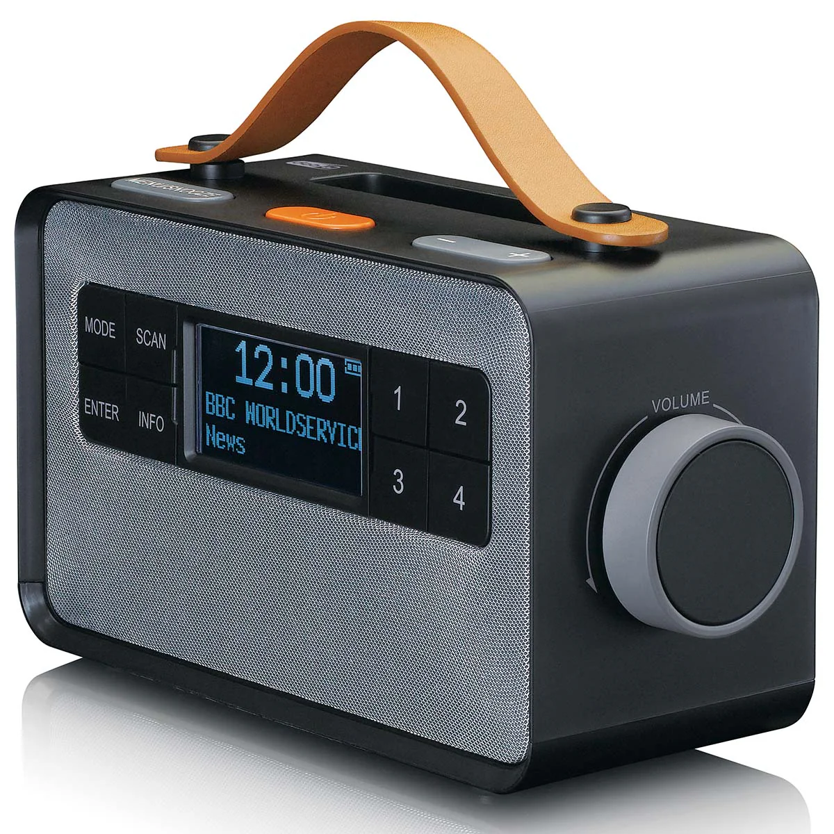 Lenco PDR-065BK - Radio FM/DAB+ portable dotée de grandes touches et d’une fonction « Mode simple, noir - Image 6