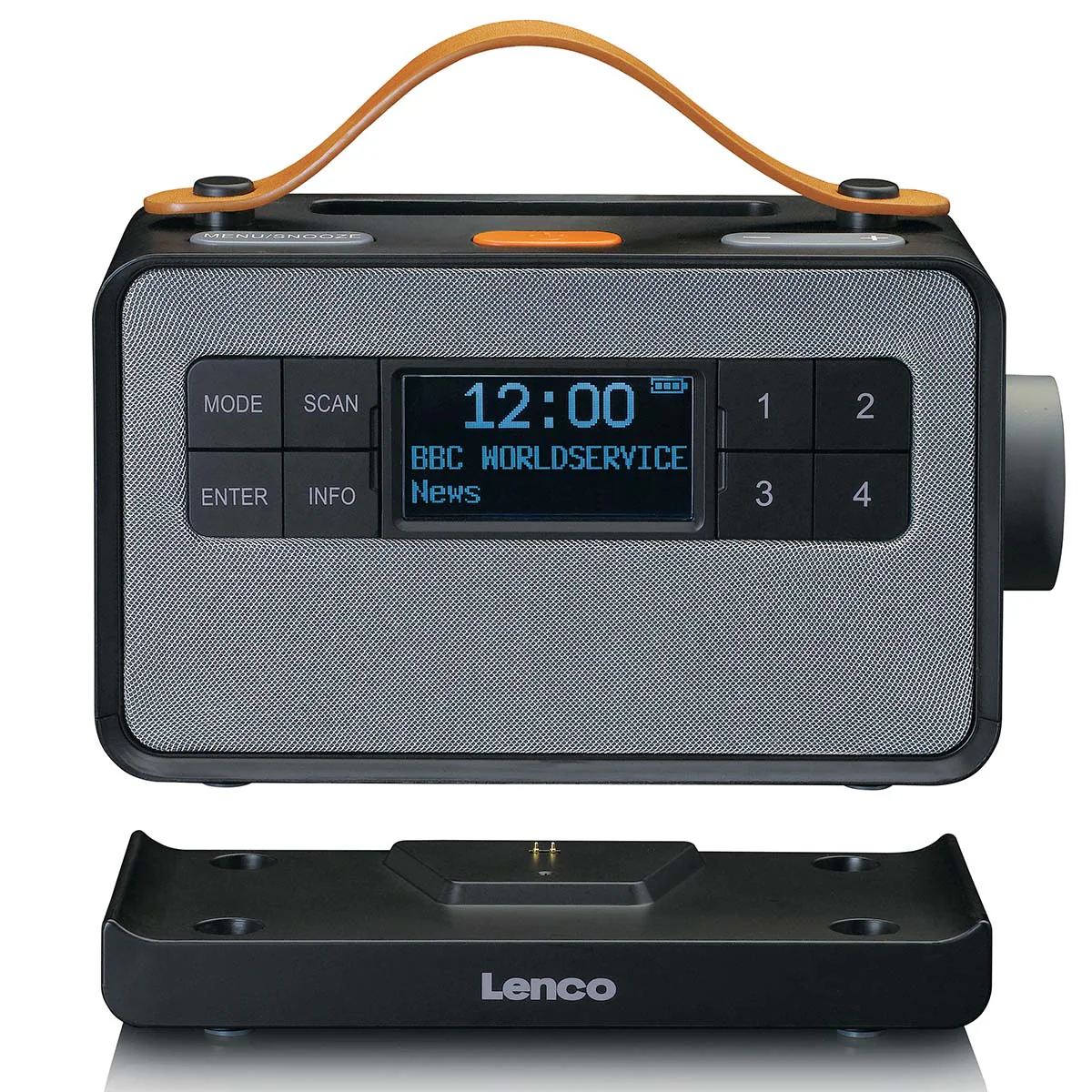 Lenco PDR-065BK - Radio FM/DAB+ portable dotée de grandes touches et d’une fonction « Mode simple, noir - Image 8
