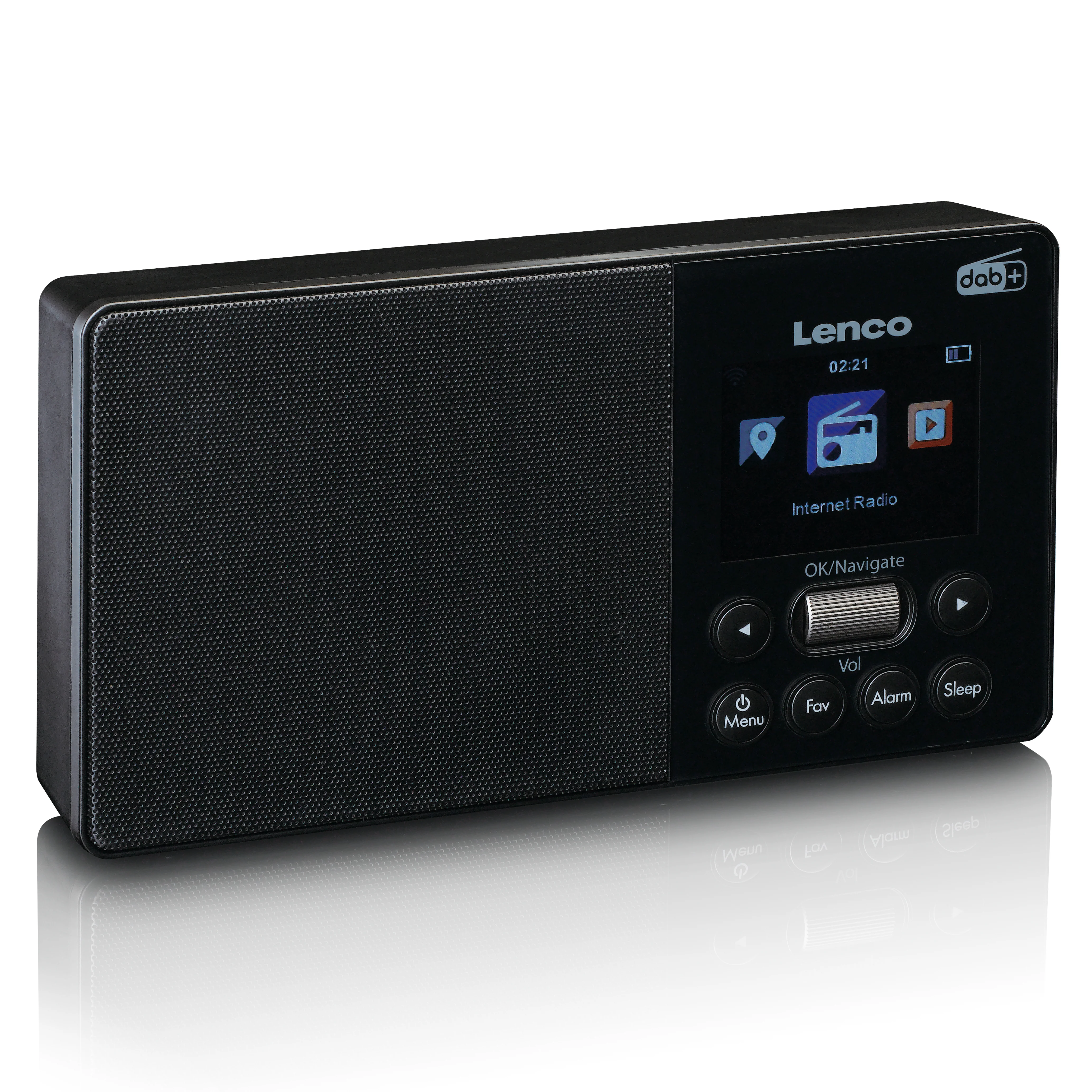 Lenco PIR-510BK - Radio portable Internet, DAB+, FM - Image 6