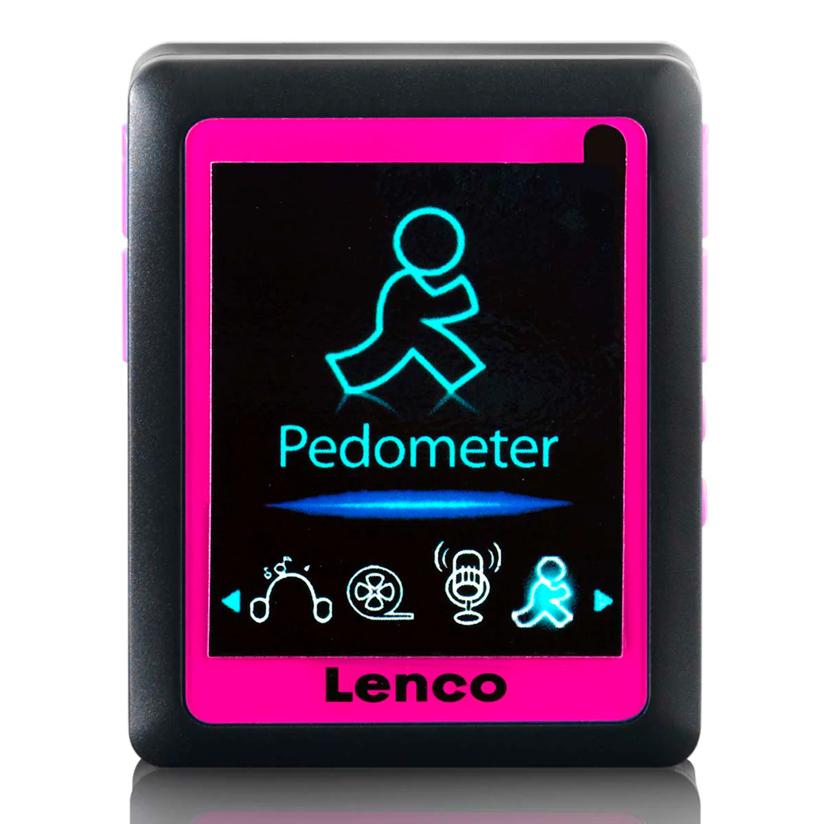 Lenco PODO-152 Pink - Lecteur MP3/MP4 avec podomètre et mémoire de 4 Go - Rose - Image 9