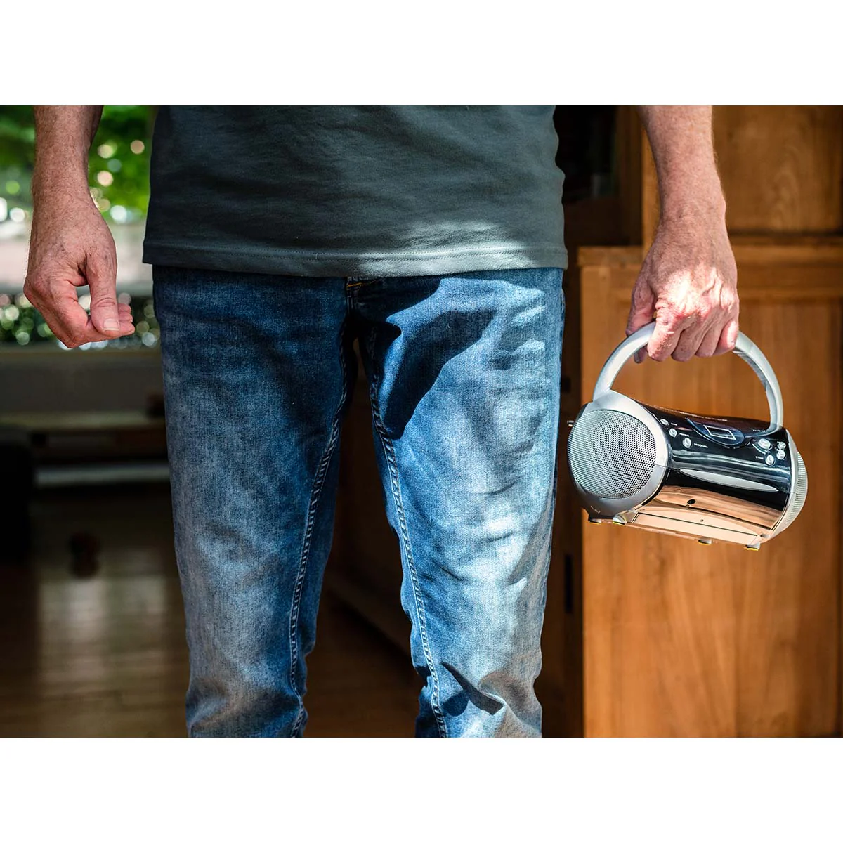 Lenco SCD-24 Black/Silver - Radio portable avec lecteur CD - Noir/argent - Image 13