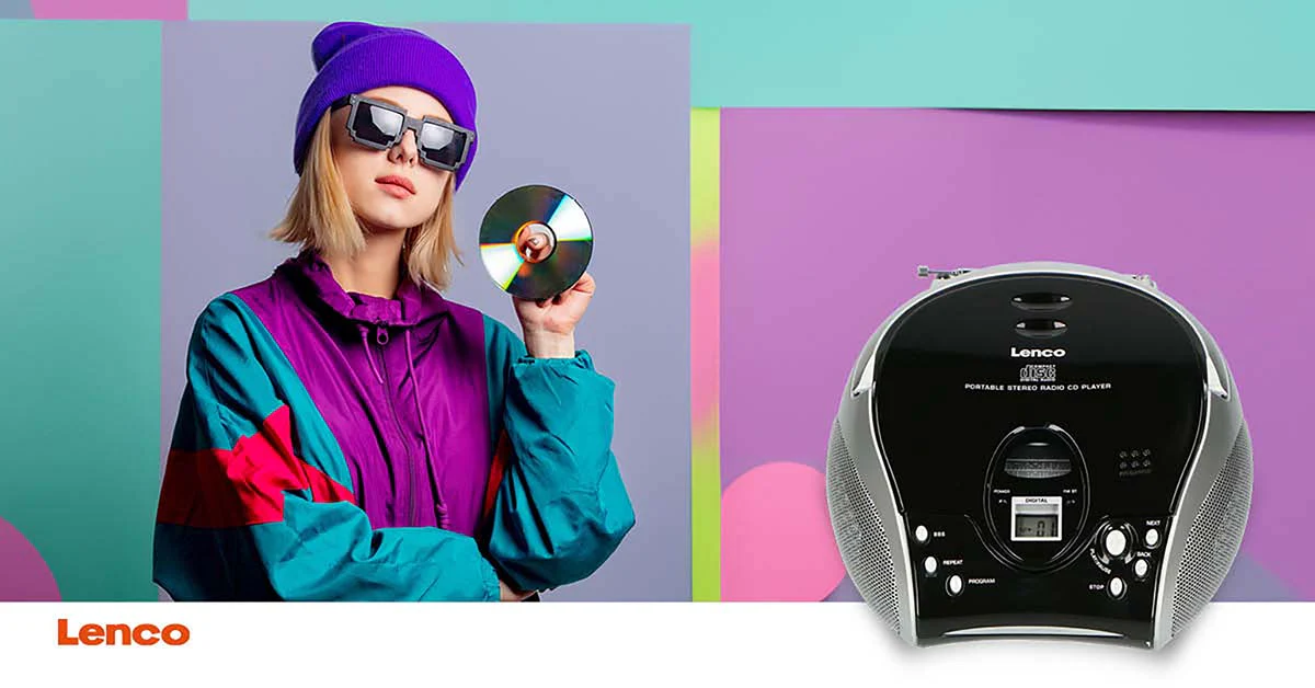 Lenco SCD-24 Black/Silver - Radio portable avec lecteur CD - Noir/argent - Image 19