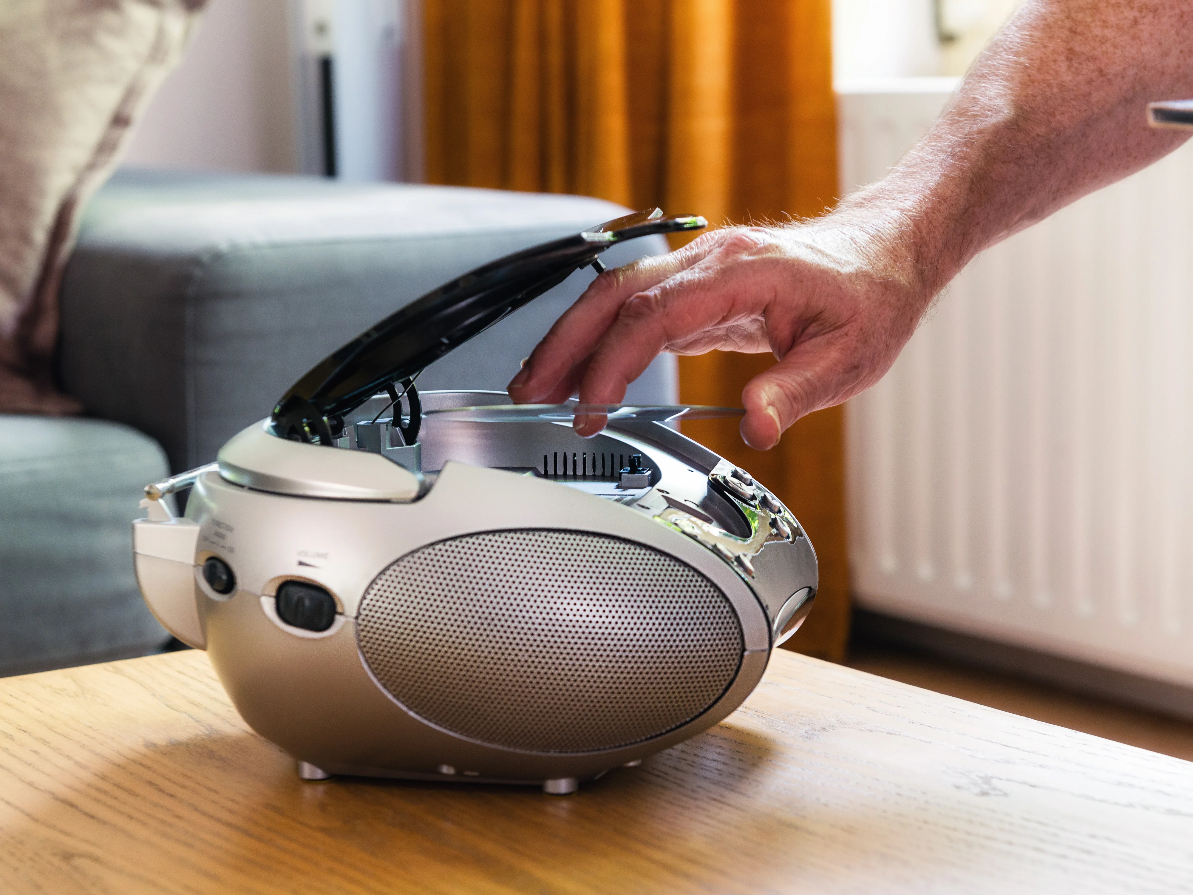 Lenco SCD-24 Black/Silver - Radio portable avec lecteur CD - Noir/argent - Image 20