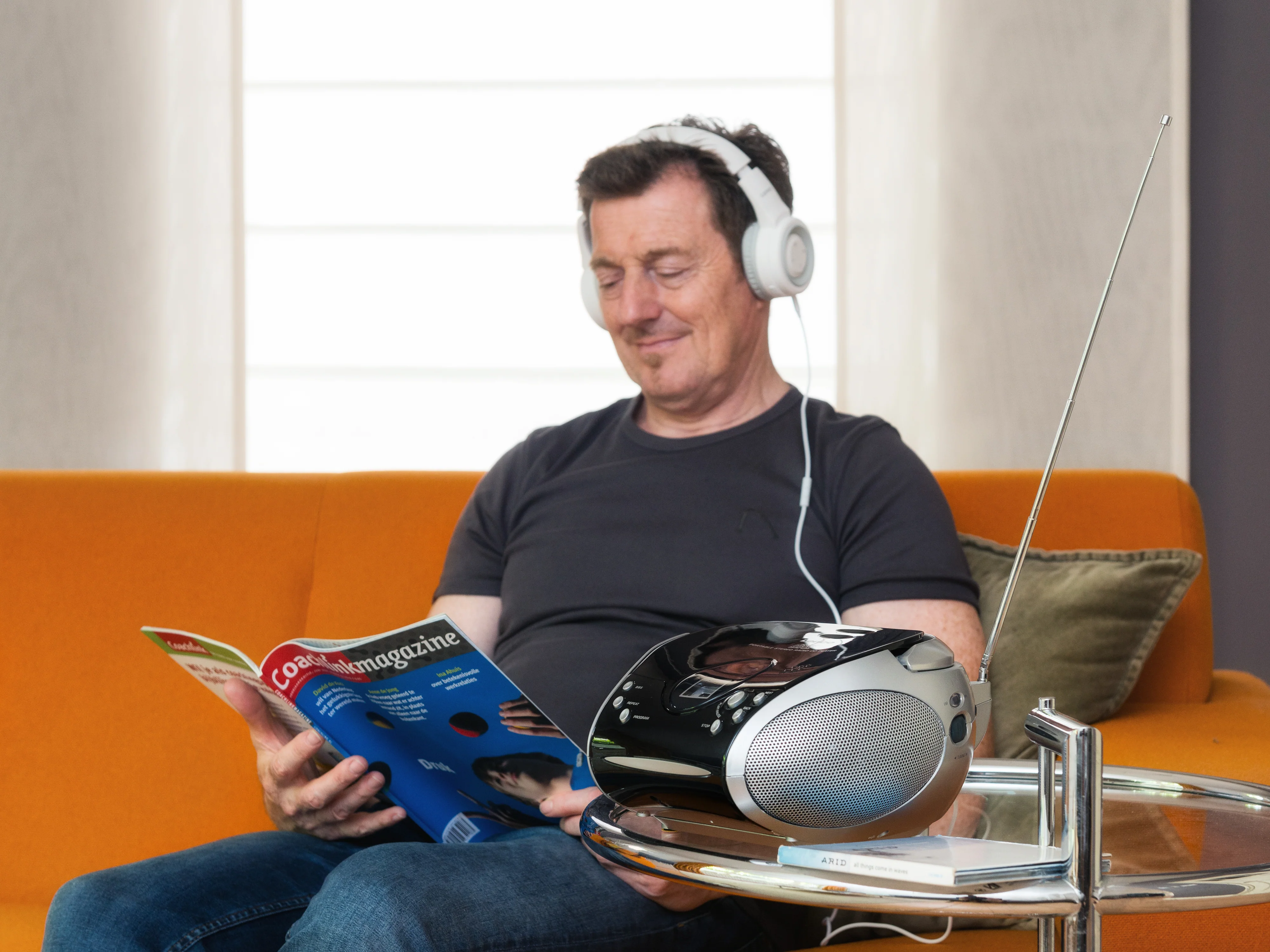 Lenco SCD-24 Black/Silver - Radio portable avec lecteur CD - Noir/argent - Image 22