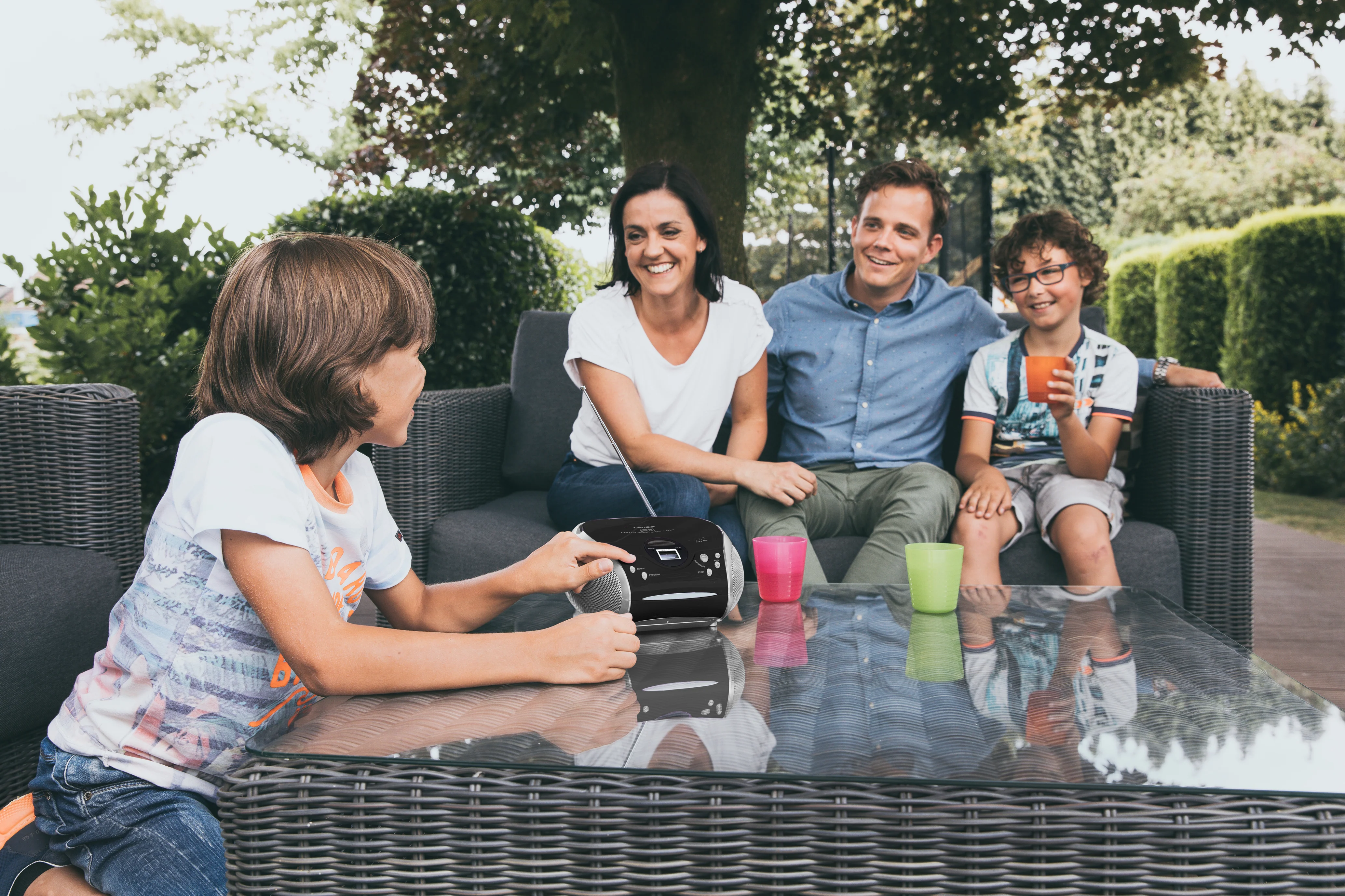 Lenco SCD-24 Black/Silver - Radio portable avec lecteur CD - Noir/argent - Image 25