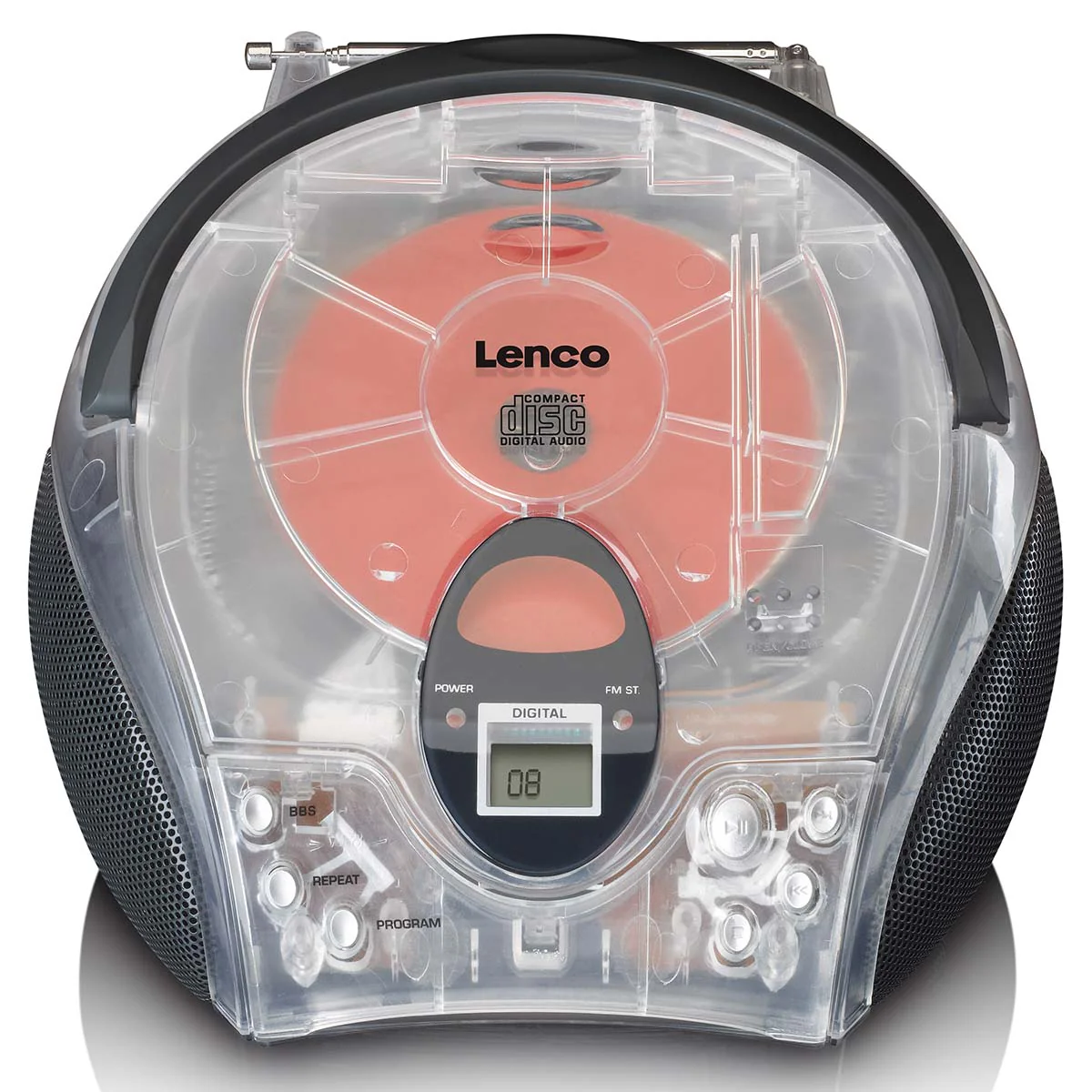 Lenco SCD-24 Black/Silver - Radio portable avec lecteur CD - Noir/argent - Image 35