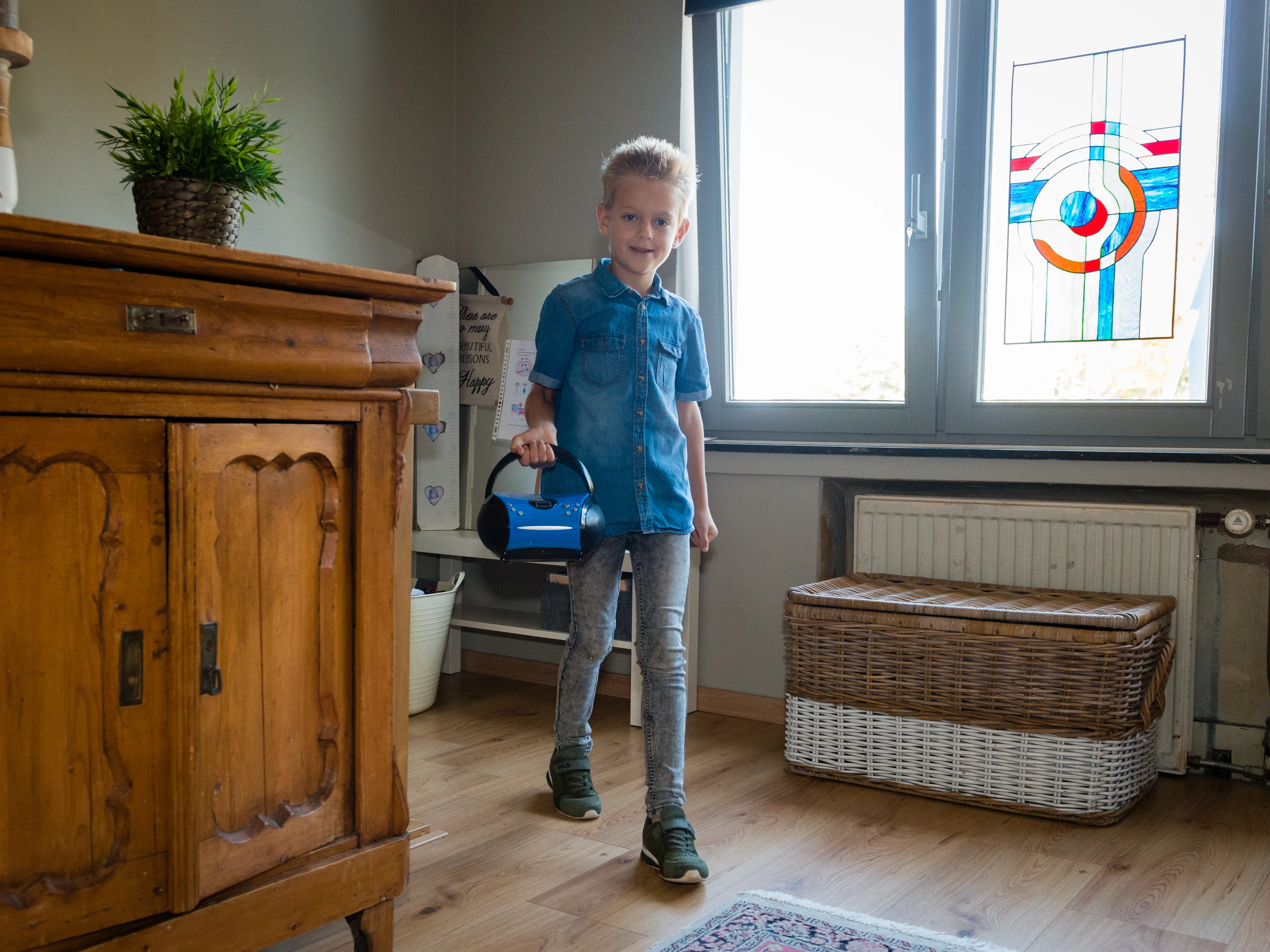 Lenco SCD-24 Blue/Black - Radio portable avec lecteur CD - Bleu-noir - Image 19