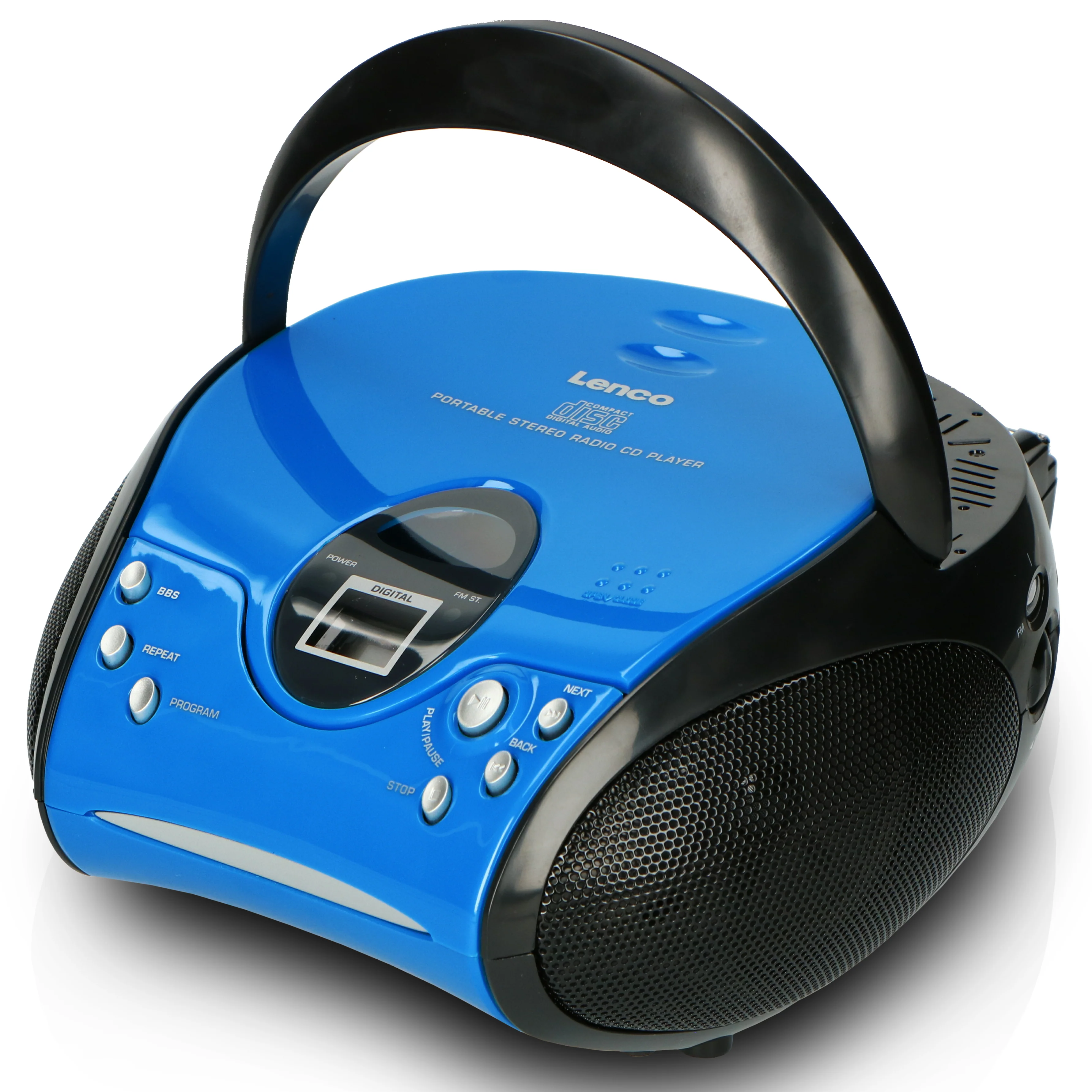 Lenco SCD-24 Blue/Black - Radio portable avec lecteur CD - Bleu-noir - Image 7
