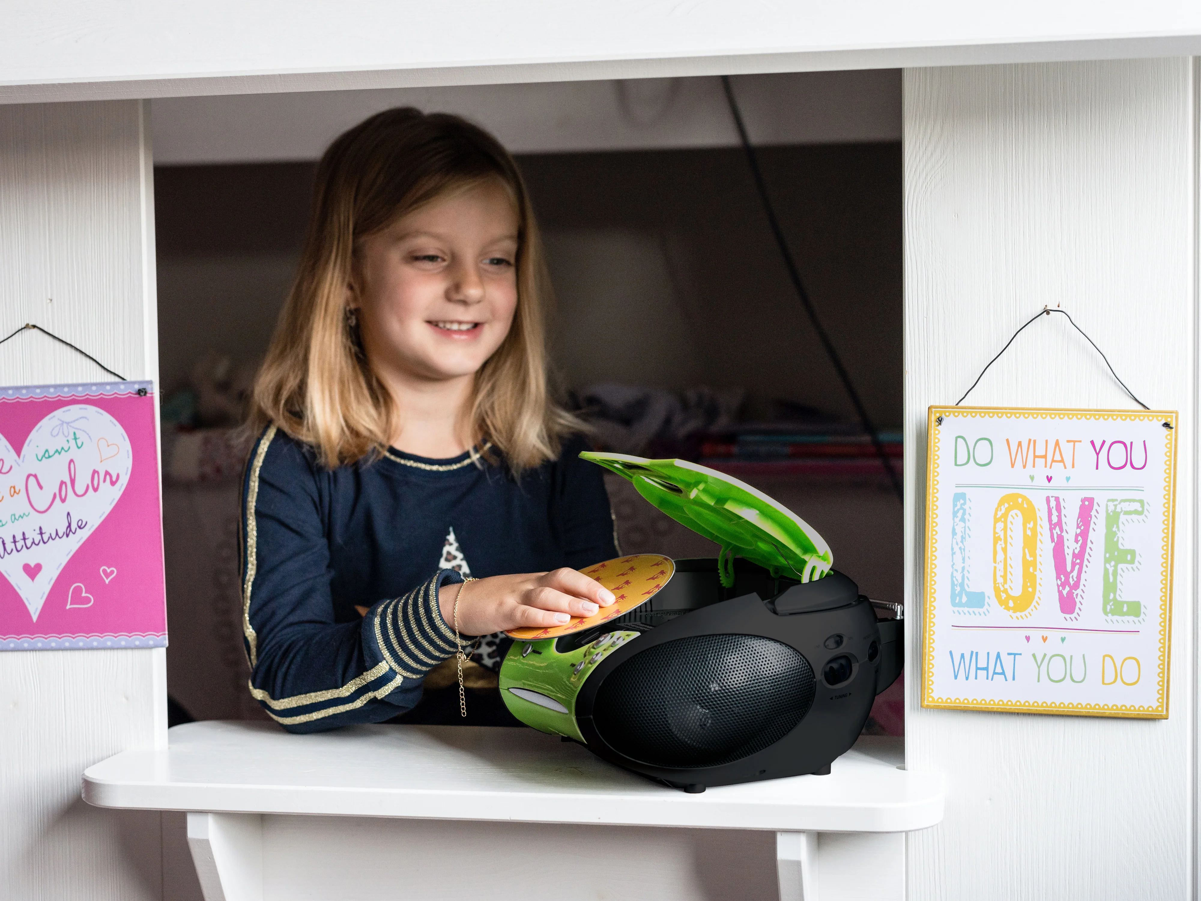 Lenco SCD-24 Green/Black - Radio portable avec lecteur CD - Vert/noir - Image 13