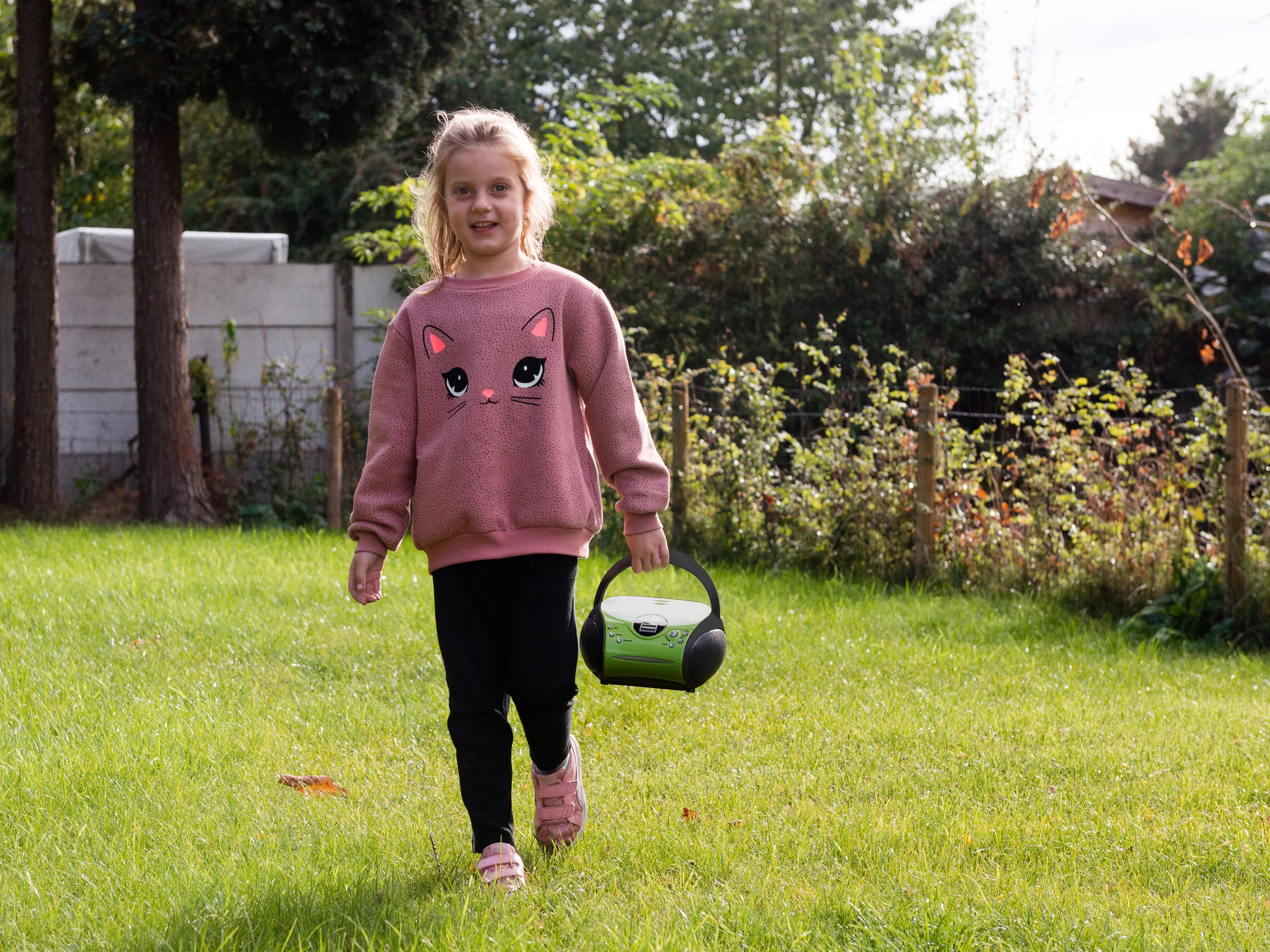 Lenco SCD-24 Green/Black - Radio portable avec lecteur CD - Vert/noir - Image 16